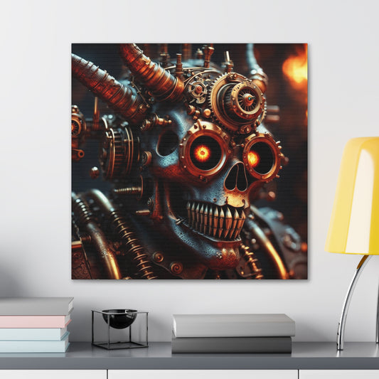 Steampunk Devil NFT Art Canvas Gallery Wraps