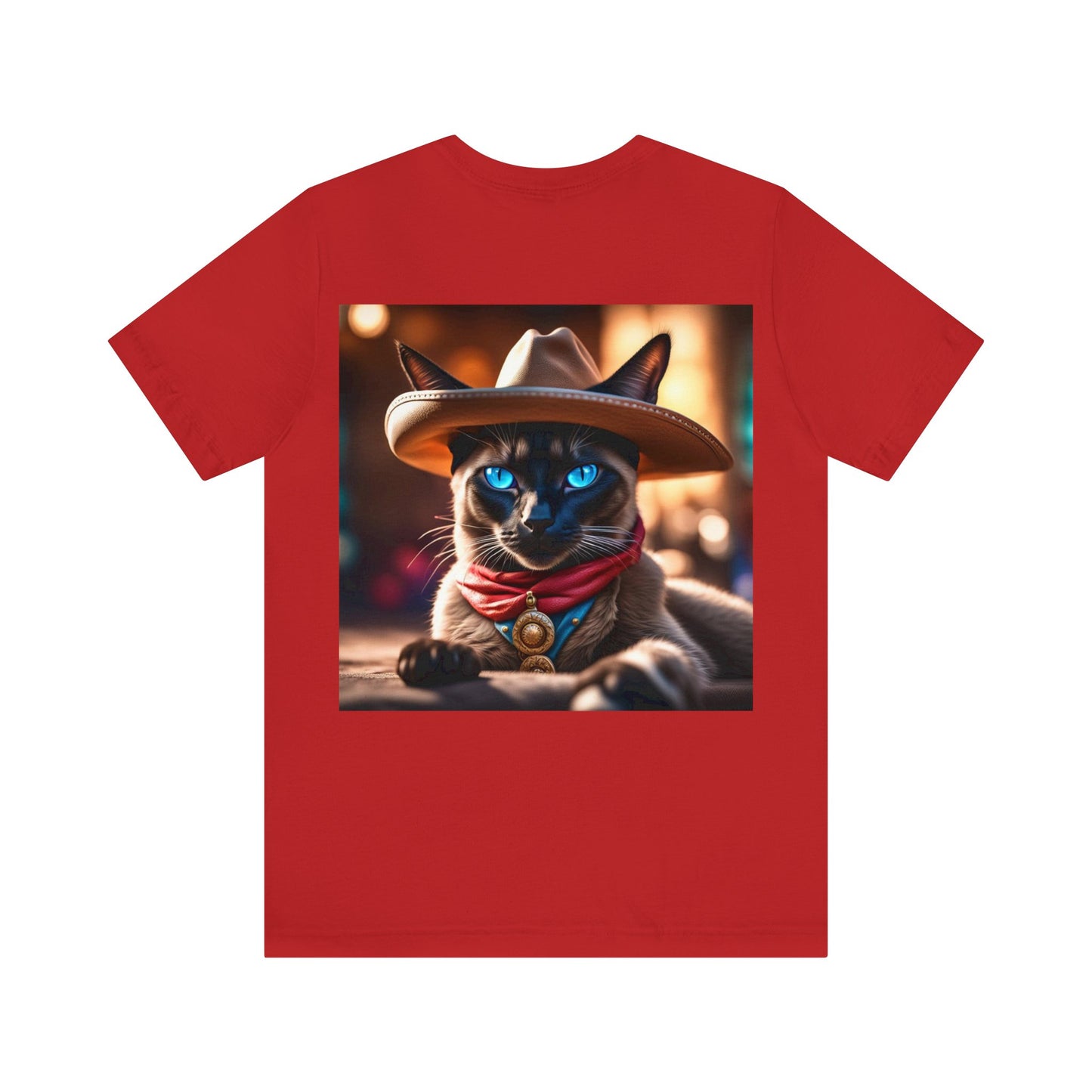 Cowboy Cat Profession NFT Art Unisex Jersey Short Sleeve Tee