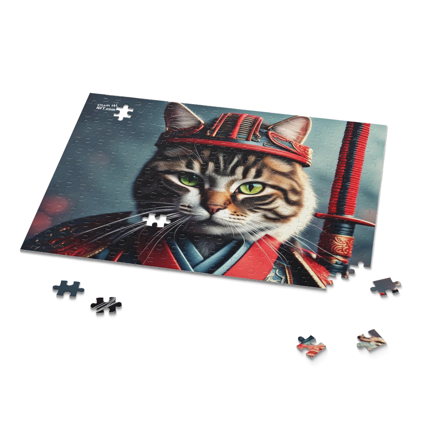 Samurai Cat Profession NFT Art Collection Puzzle (120, 252, 500-Piece)