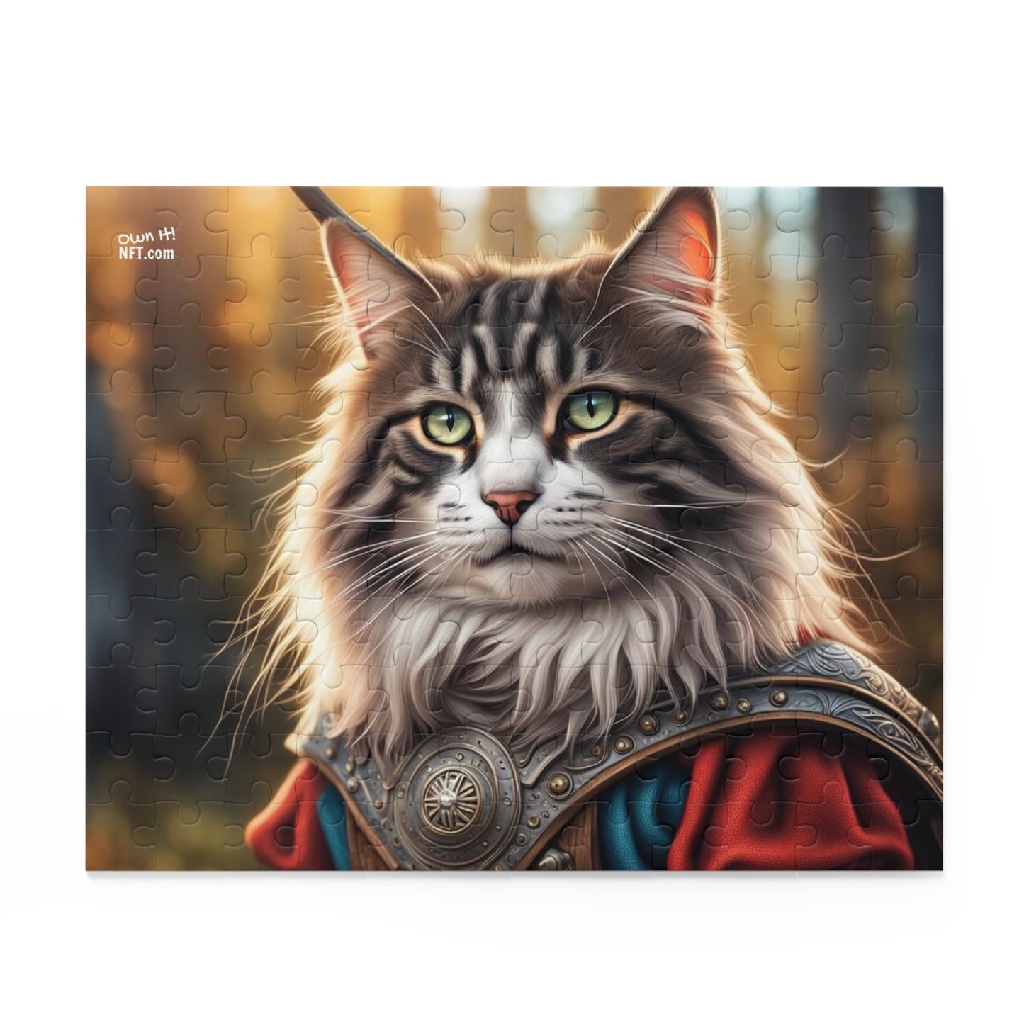 Viking Cat Profession NFT Art Collection Puzzle (120, 252, 500-Piece)