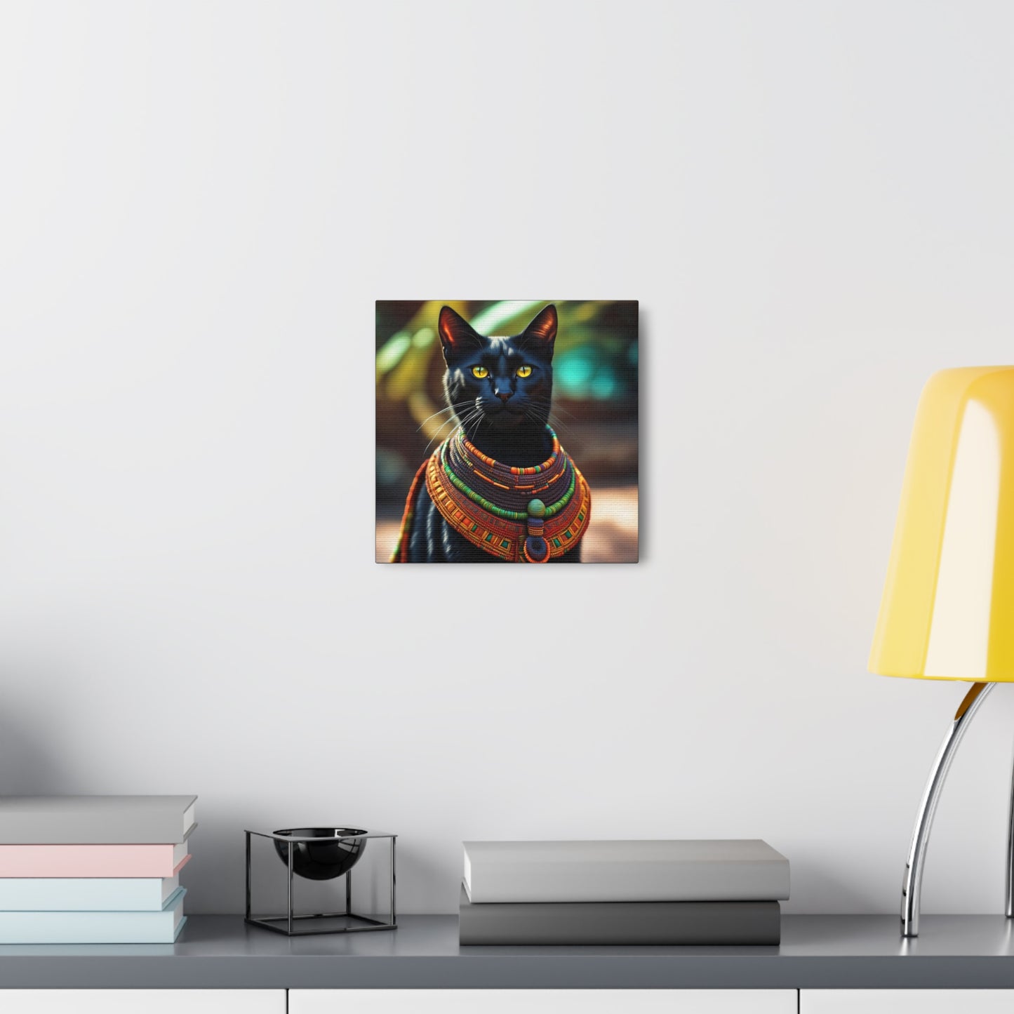 The African Chief Cat Profession NFT Art Canvas Gallery Wraps