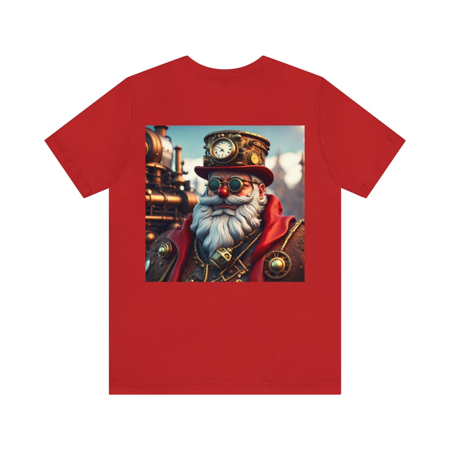 Steampunk Santa Claus NFT Unisex Jersey Short Sleeve Tee T-Shirt