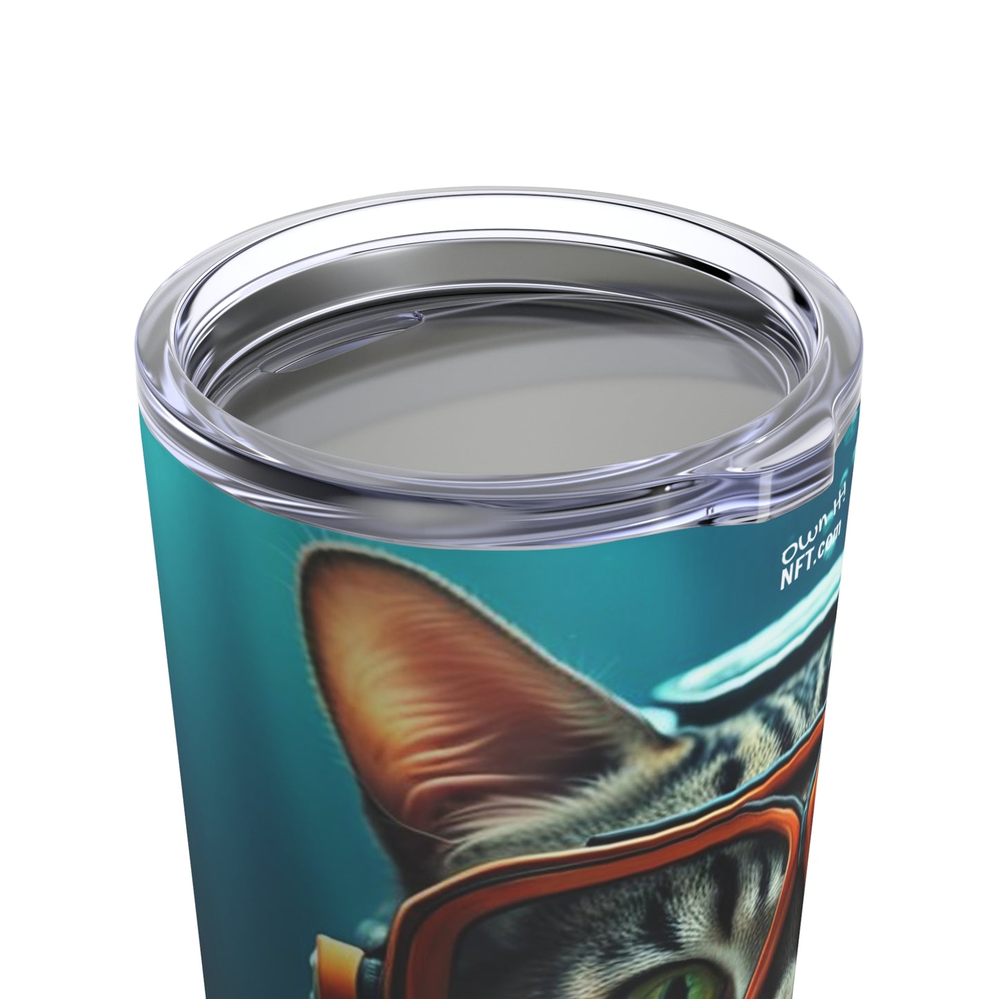 The Scuba Diver Cat Profession NFT Art Tumbler 20oz