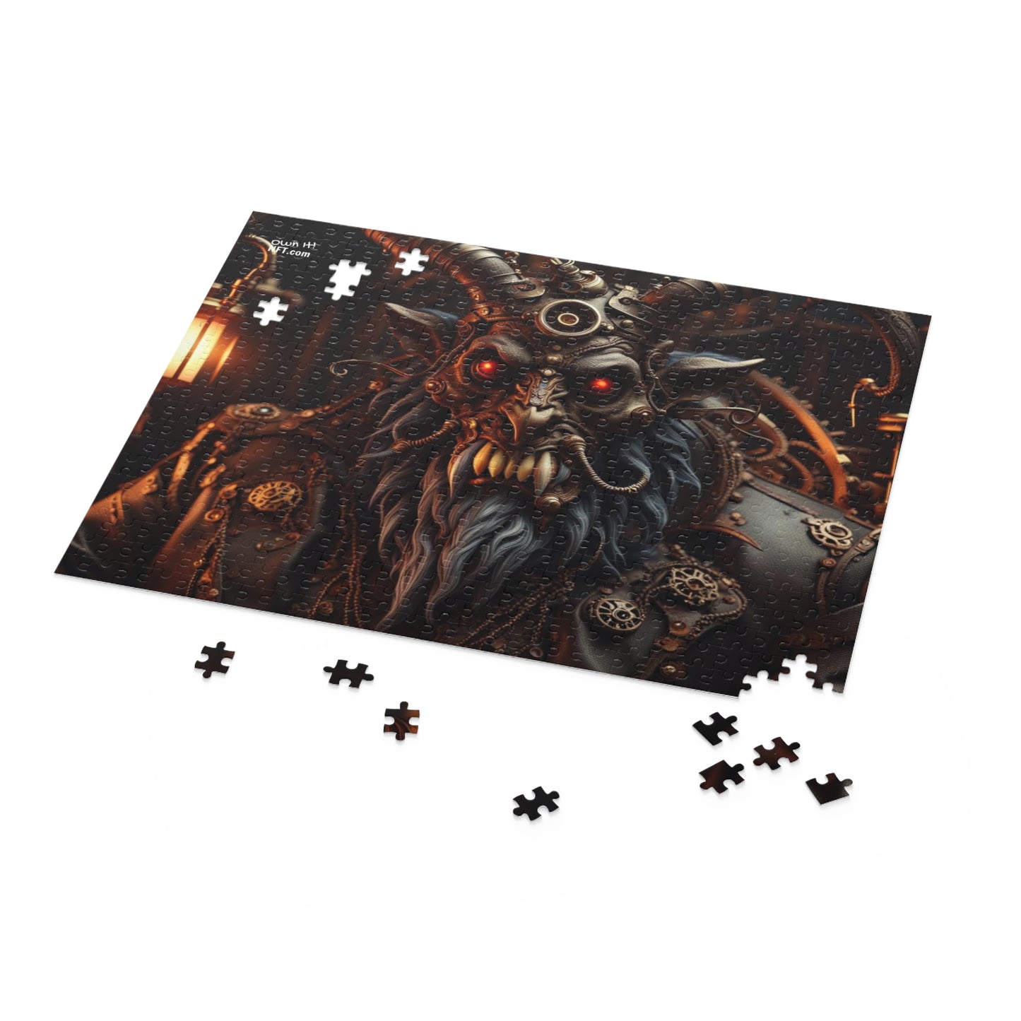 Steampunk Krampus NFT Art Collection Puzzle (120, 252, 500-Piece)