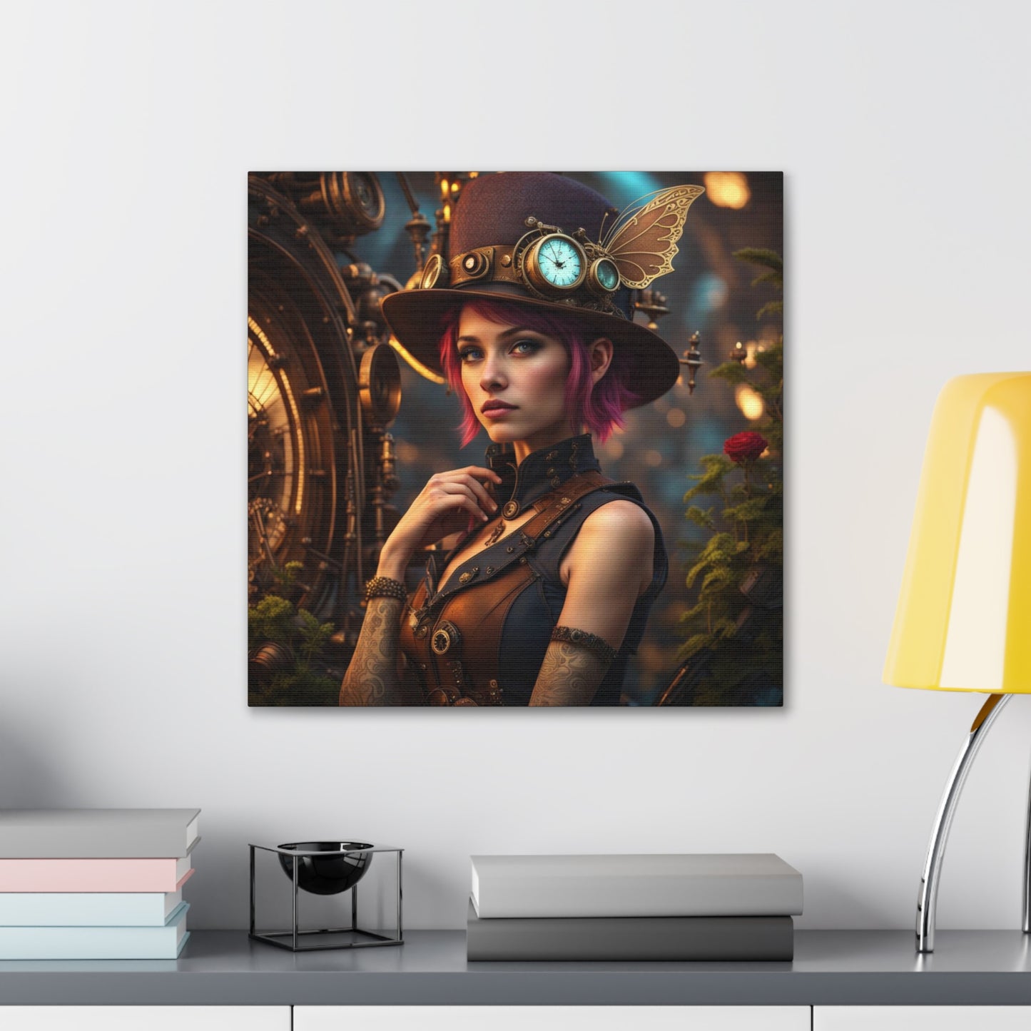 Steampunk Pixie NFT Art Canvas Gallery Wraps