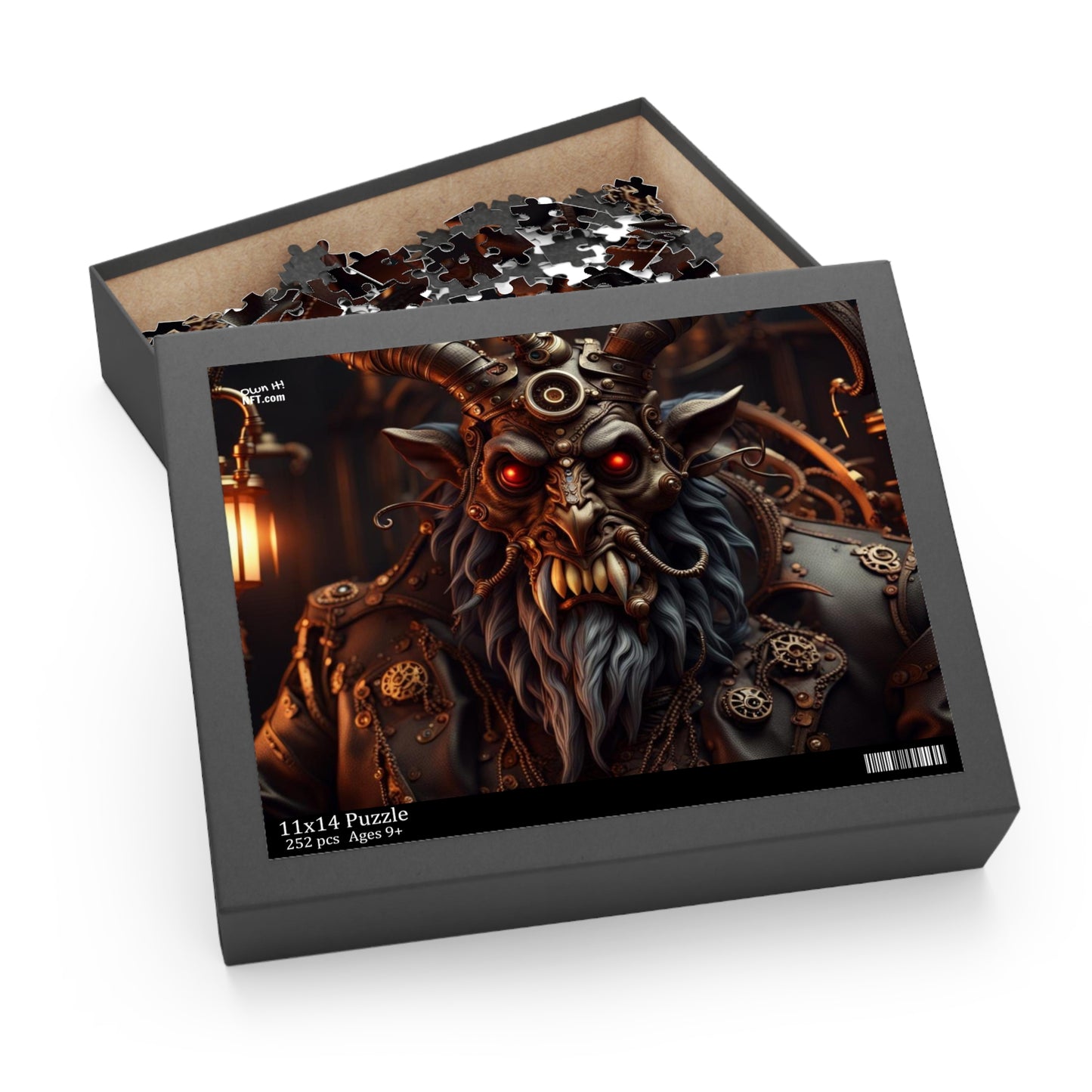 Steampunk Krampus NFT Art Collection Puzzle (120, 252, 500-Piece)