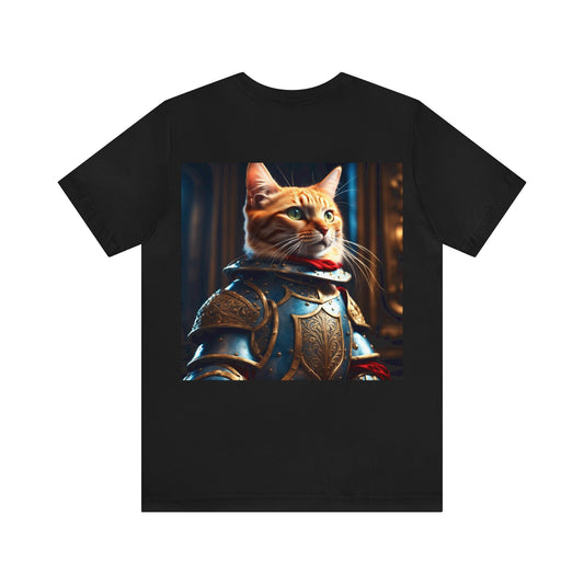 Knight of the Round Table Cat Profession NFT Art Unisex Jersey Short Sleeve Tee