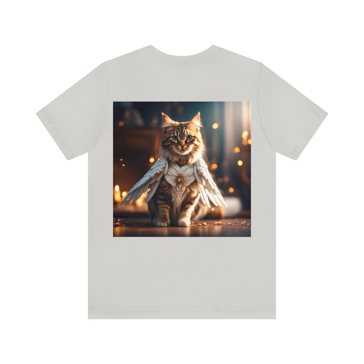 Angel of Nine Lives Cat Profession NFT Art Unisex Jersey Short Sleeve Tee