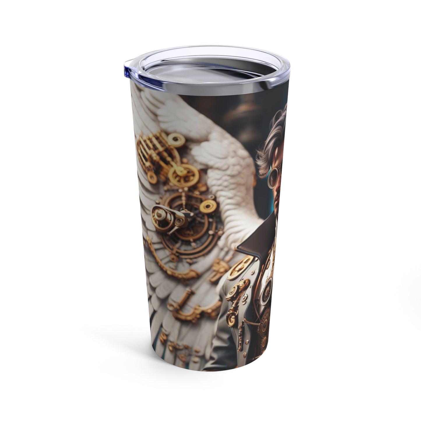 Steampunk Angel NFT Art Tumbler 20oz