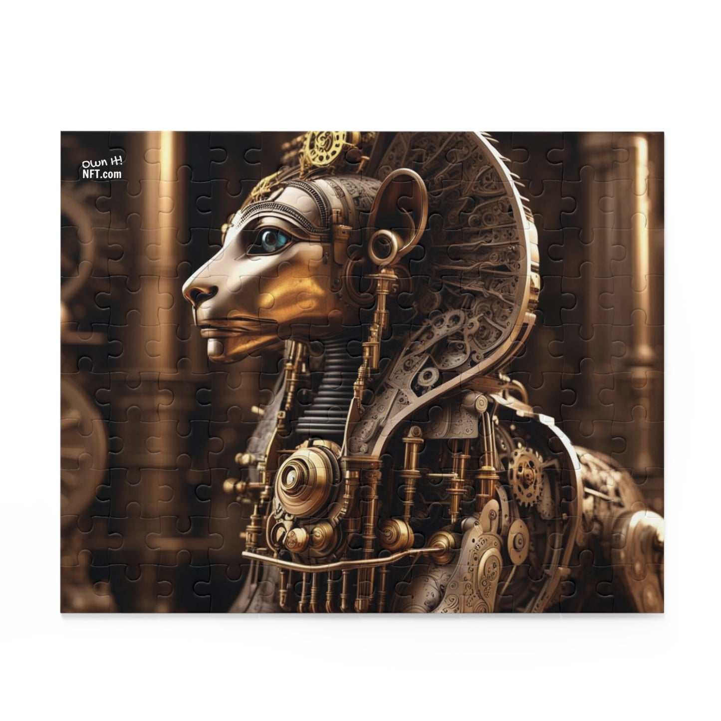 Steampunk Sphinx NFT Art Collection Puzzle (120, 252, 500-Piece)