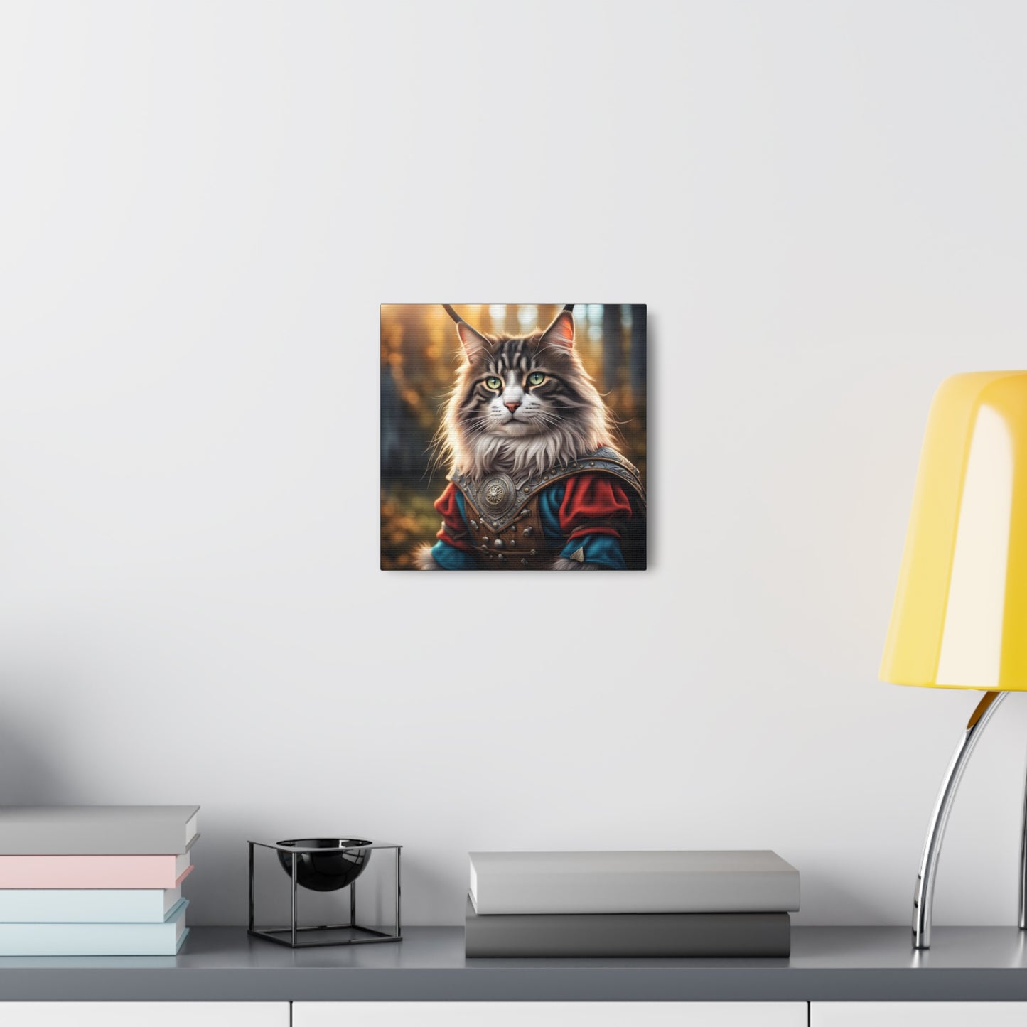 The Viking Cat Profession NFT Art Canvas Gallery Wraps