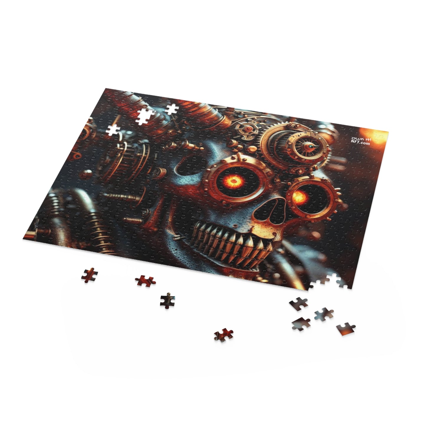 Steampunk Devil NFT Art Collection Puzzle (120, 252, 500-Piece)