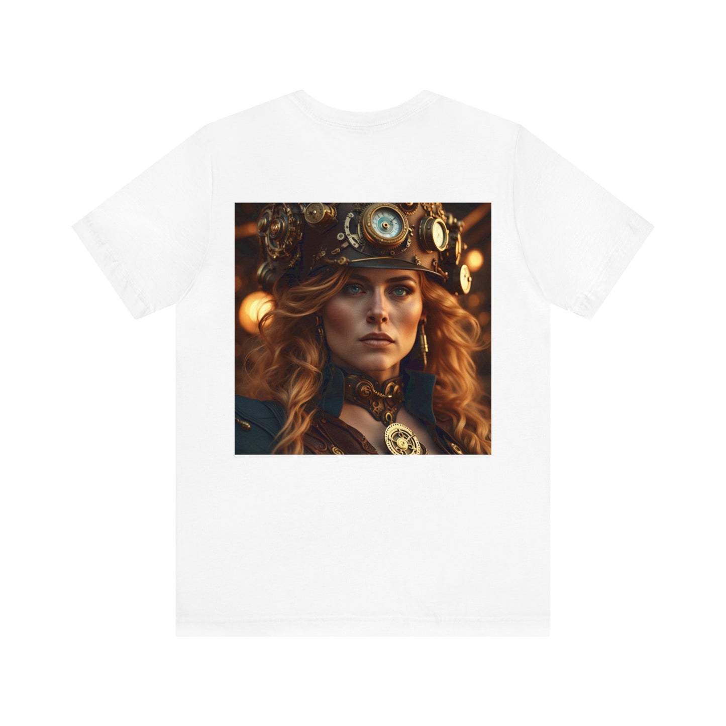 Steampunk Egyptian Goddess Freyja NFT Unisex Jersey Short Sleeve Tee T-Shirt