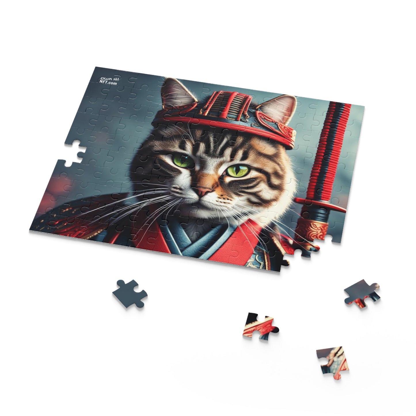 Samurai Cat Profession NFT Art Collection Puzzle (120, 252, 500-Piece)