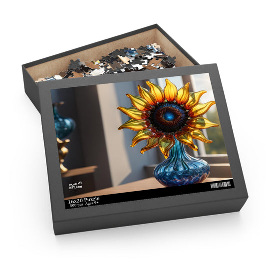 The Sunshine Flower Everything Else Art Collection Puzzle (120, 252, 500-Piece)