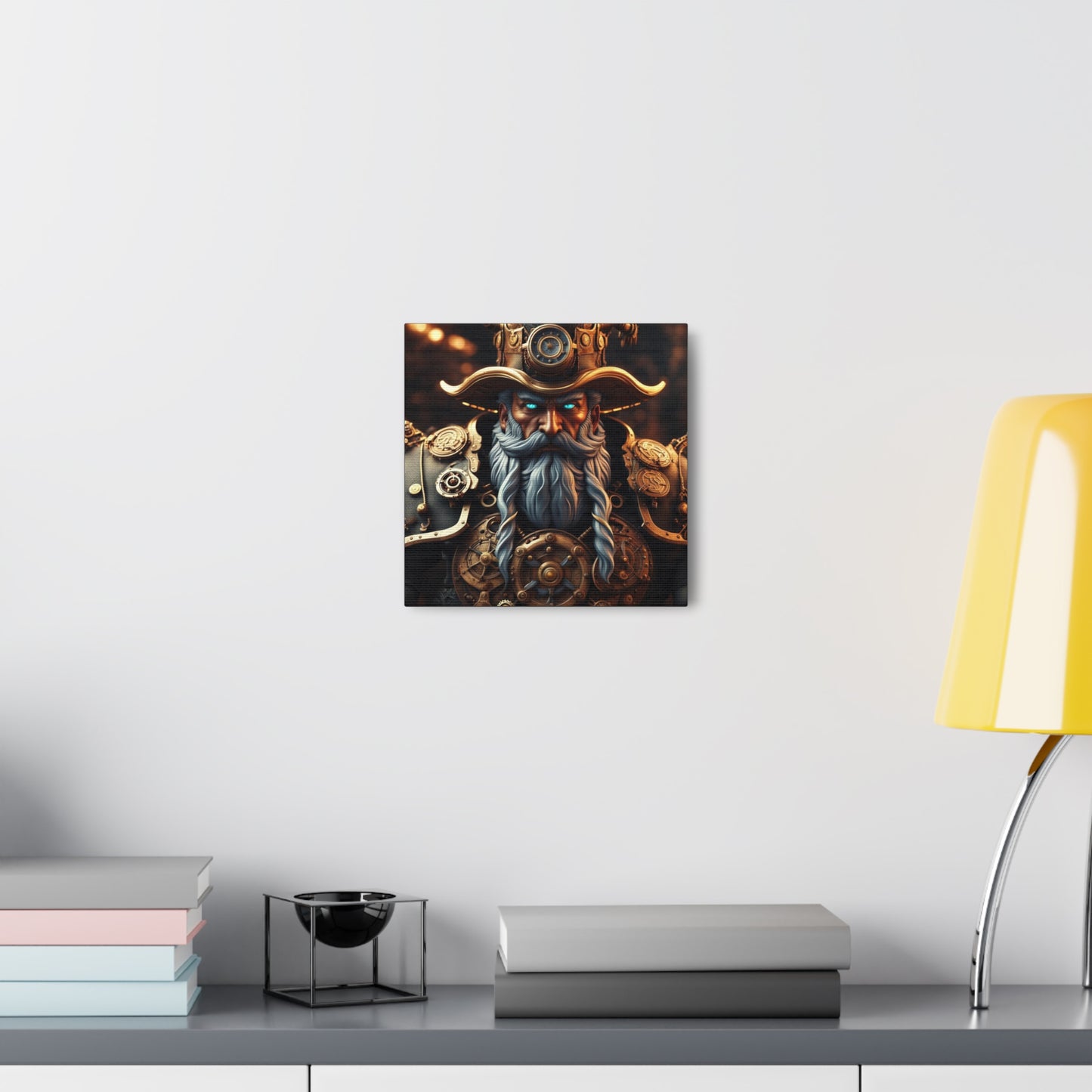 Steampunk Norse God Odin NFT Art Canvas Gallery Wraps