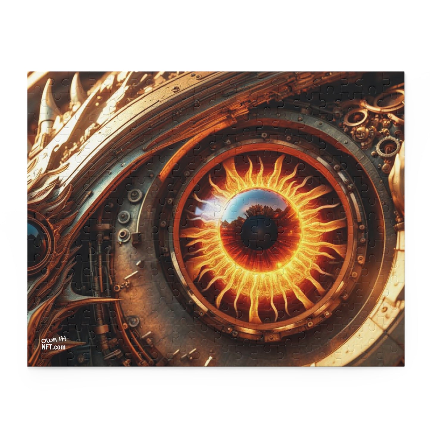 Steampunk Dragon's Eye NFT Art Collection Puzzle (120, 252, 500-Piece)