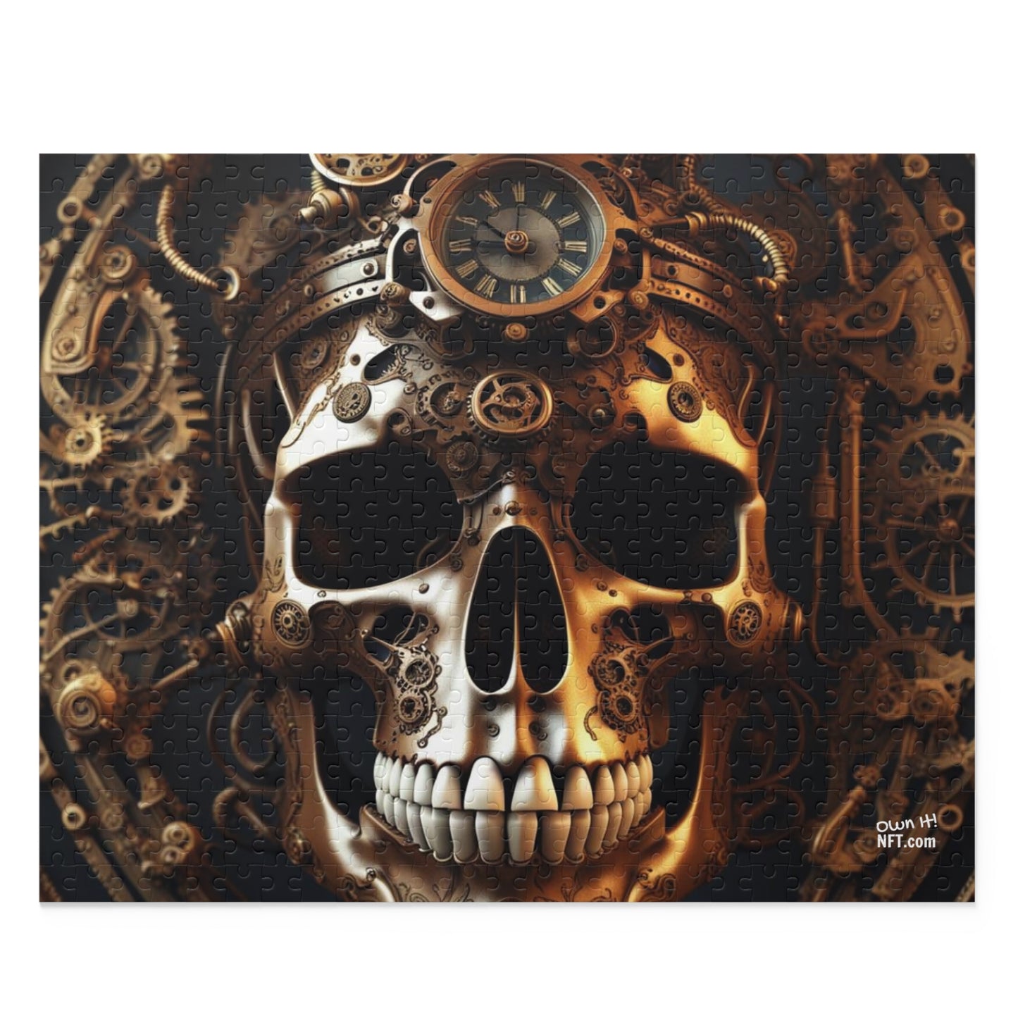 Steampunk Skull NFT Art Collection Puzzle (120, 252, 500-Piece)