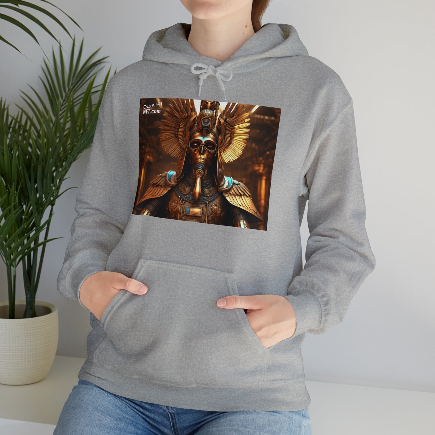 Steampunk Afterlife NFT Art Unisex Heavy Blend™ Hooded Sweatshirt