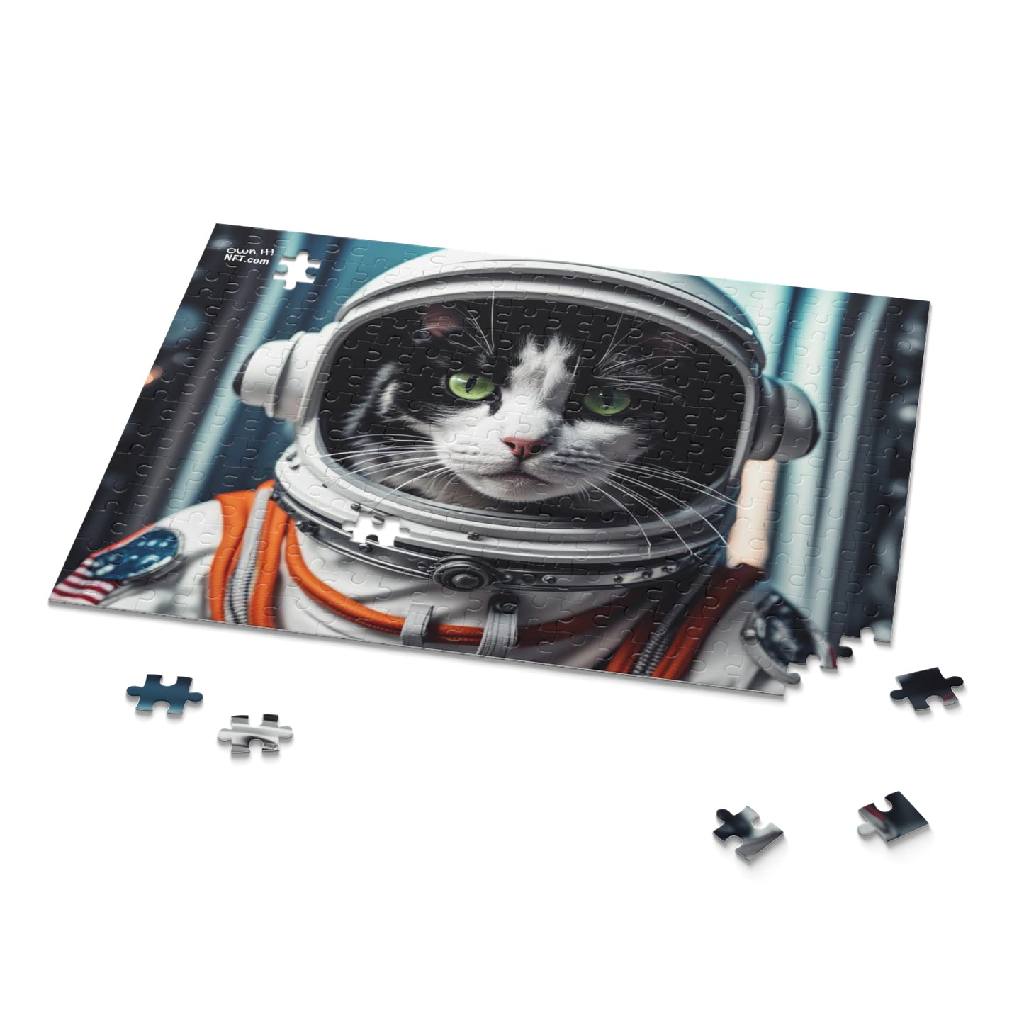 Astronaut Cat Profession NFT Art Collection Puzzle (120, 252, 500-Piece)