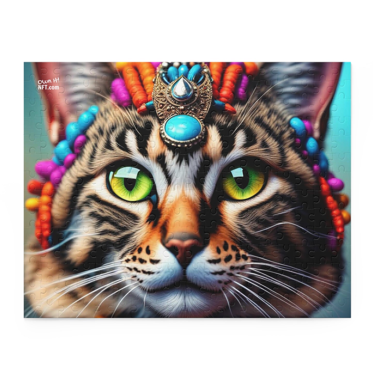 India Princess Cat Profession NFT Art Collection Puzzle (120, 252, 500-Piece)