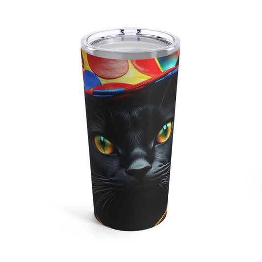 The Circus Clown Cat Profession NFT Art Tumbler 20oz