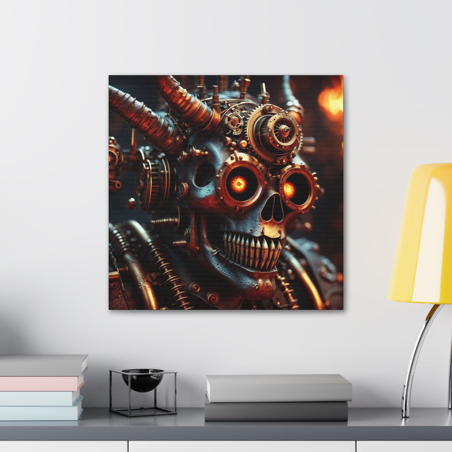 Steampunk Devil NFT Art Canvas Gallery Wraps