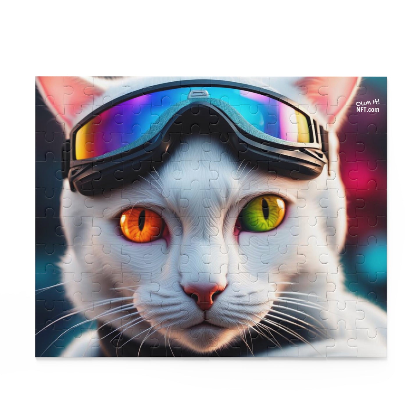 Ski Instructor Cat Profession NFT Art Collection Puzzle (120, 252, 500-Piece)