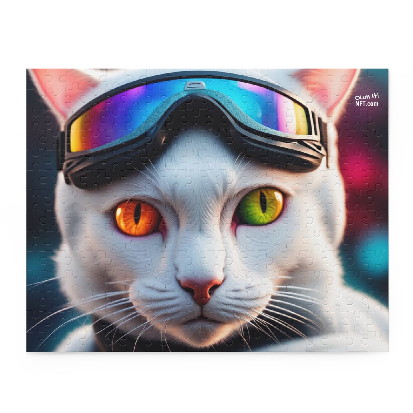 Ski Instructor Cat Profession NFT Art Collection Puzzle (120, 252, 500-Piece)