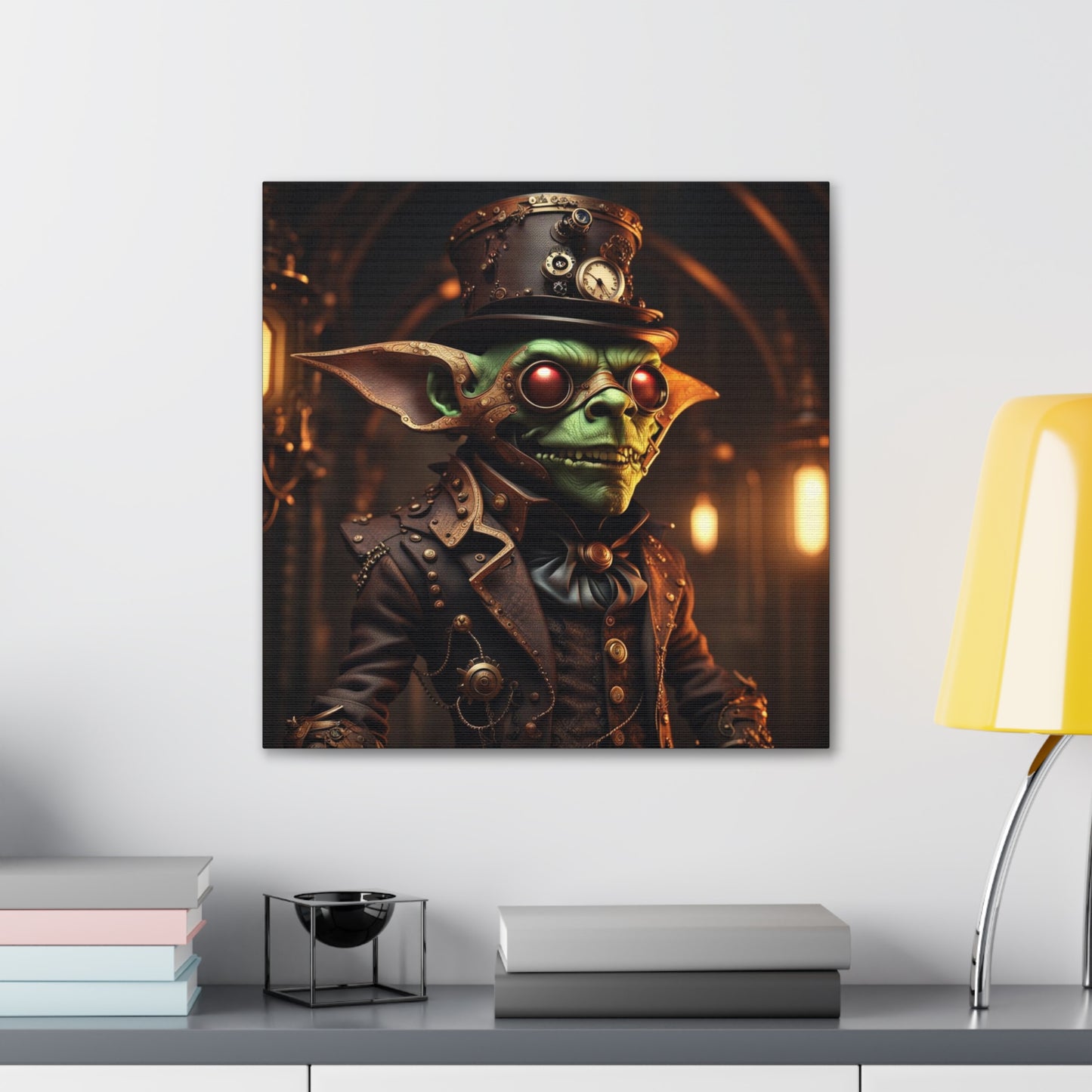 Steampunk Goblin NFT Art Canvas Gallery Wraps