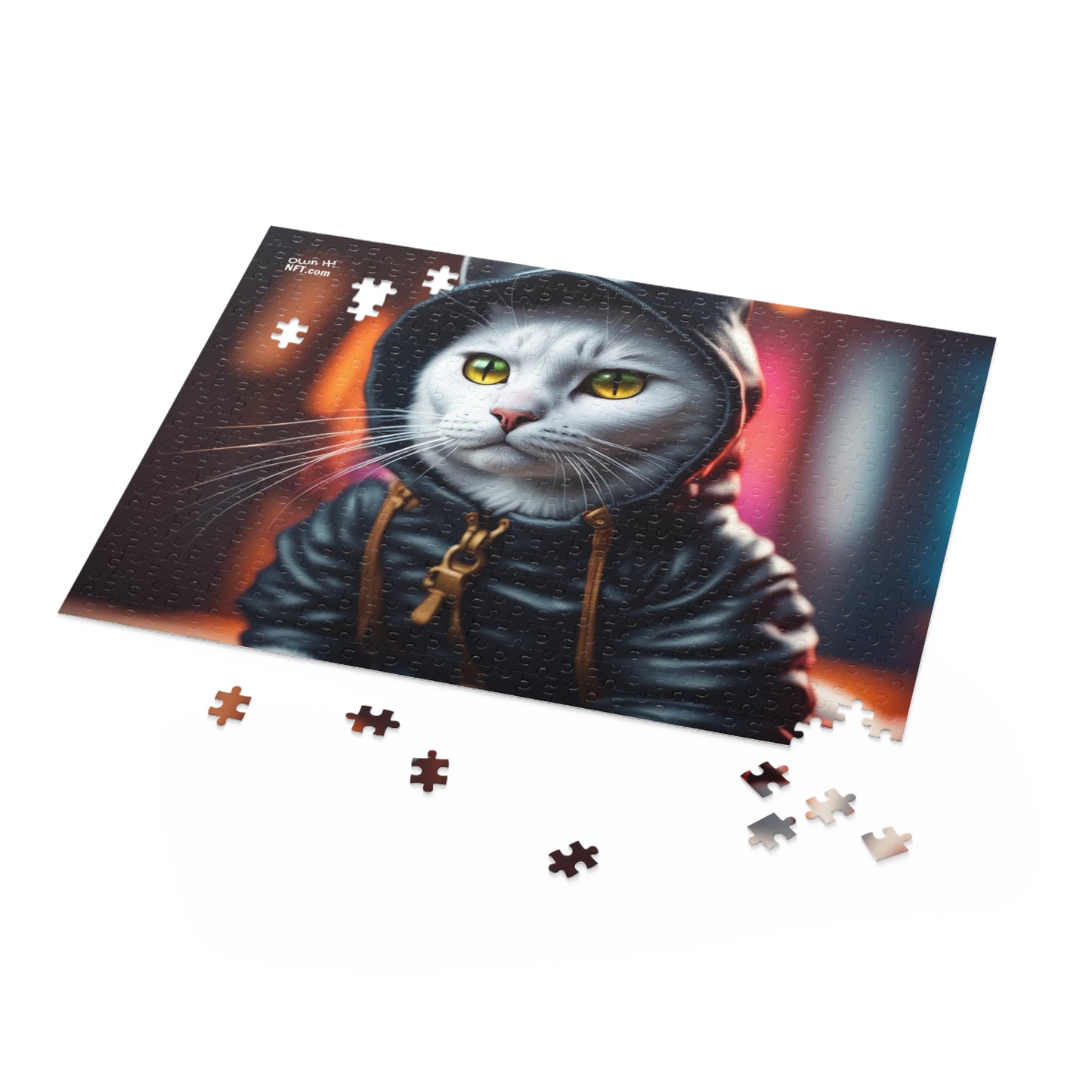 Inner City Cat Profession NFT Art Collection Puzzle (120, 252, 500-Piece)