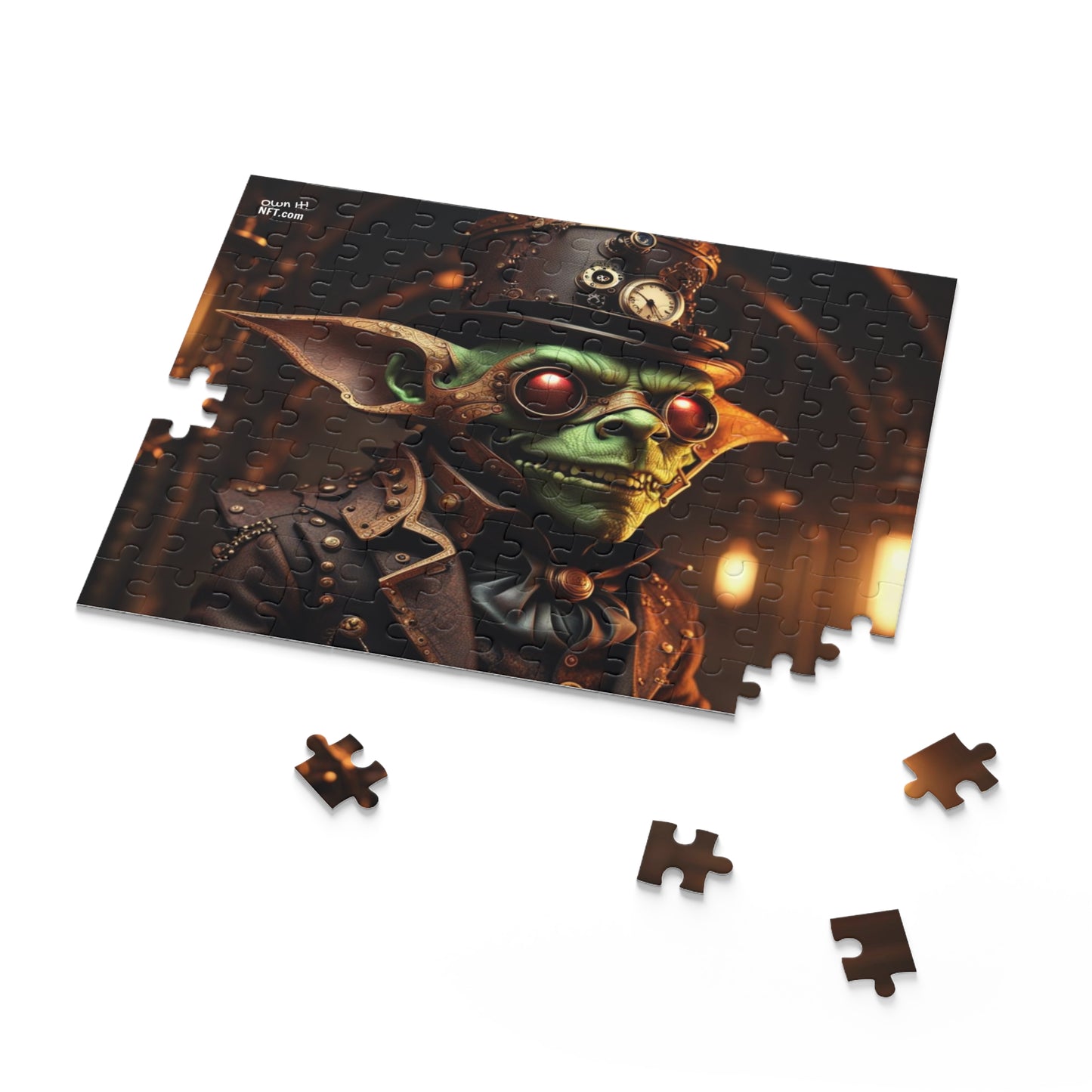 Steampunk Goblin NFT Art Collection Puzzle (120, 252, 500-Piece)