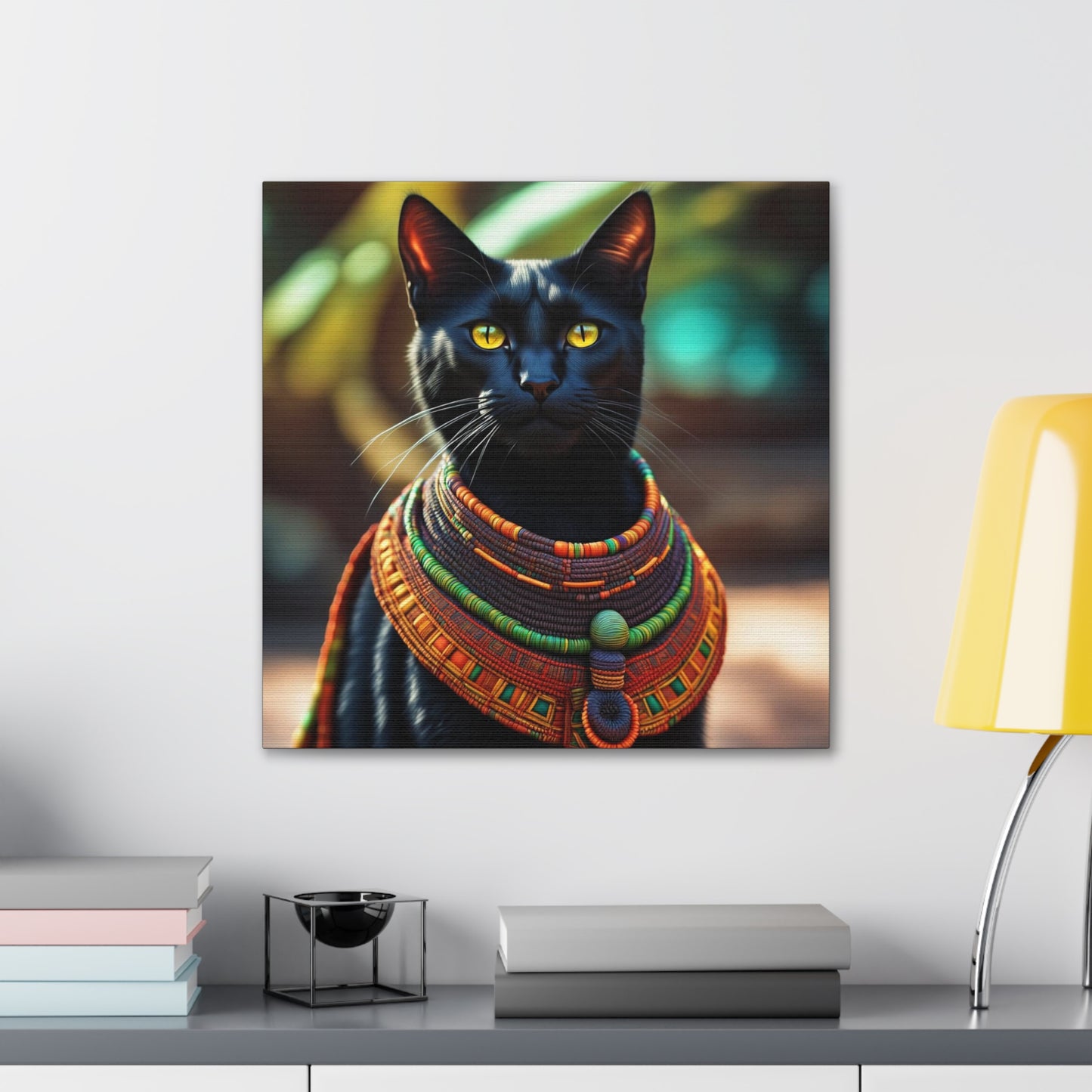 The African Chief Cat Profession NFT Art Canvas Gallery Wraps