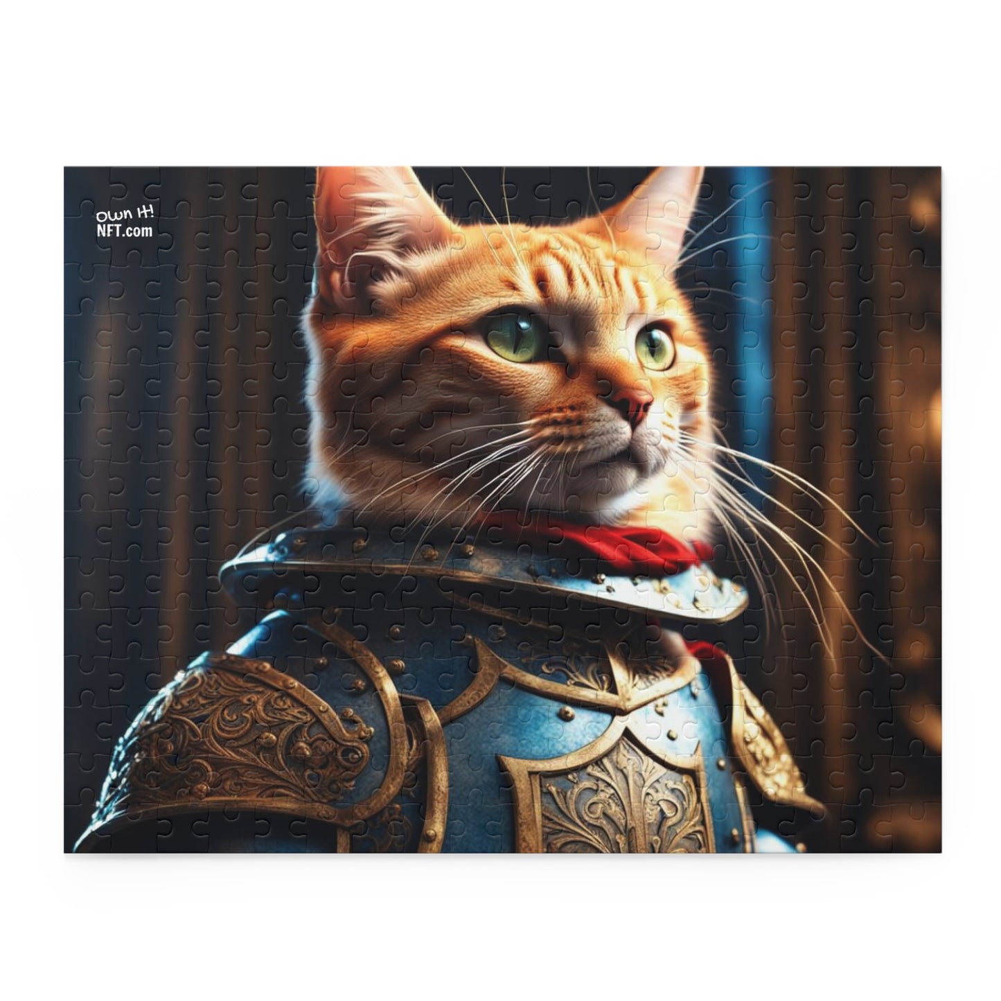 Knight Cat Profession NFT Art Collection Puzzle (120, 252, 500-Piece)