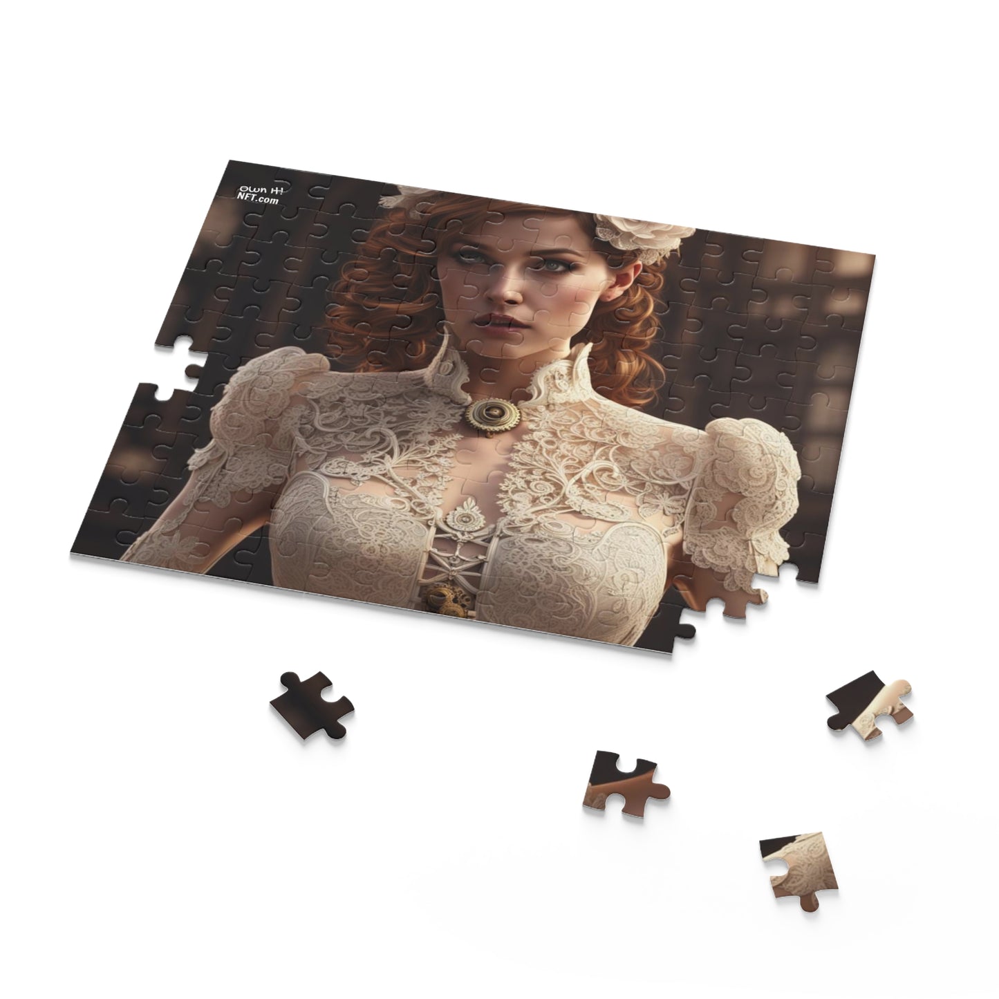 Steampunk Wedding Dress NFT Art Collection Puzzle (120, 252, 500-Piece)