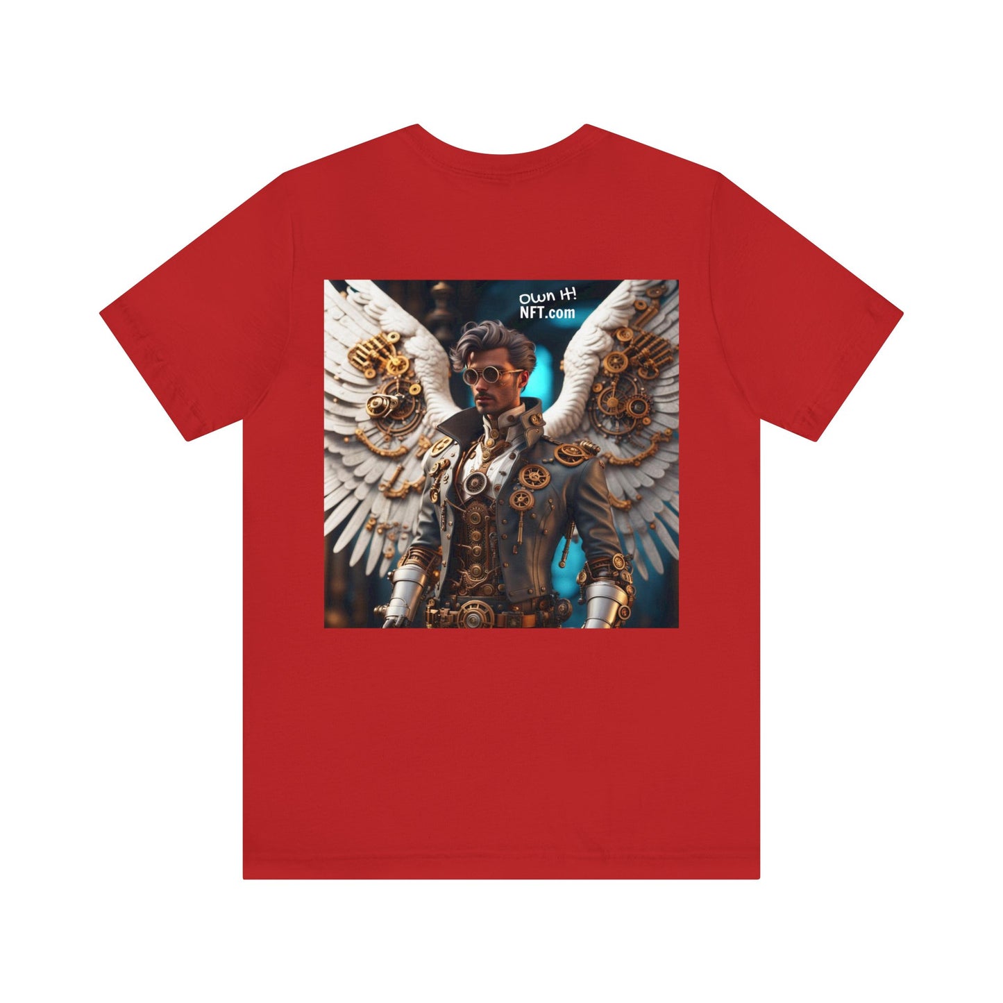 Steampunk Angel NFT Unisex Jersey Short Sleeve Tee T-Shirt