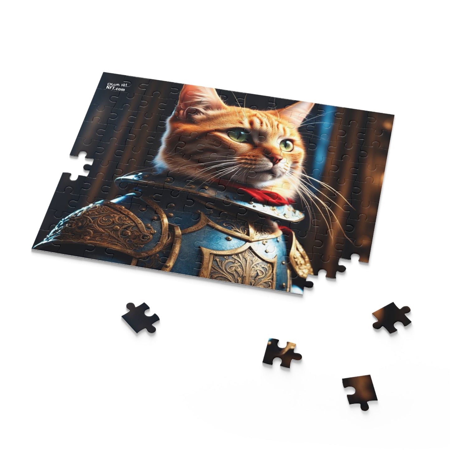 Knight Cat Profession NFT Art Collection Puzzle (120, 252, 500-Piece)