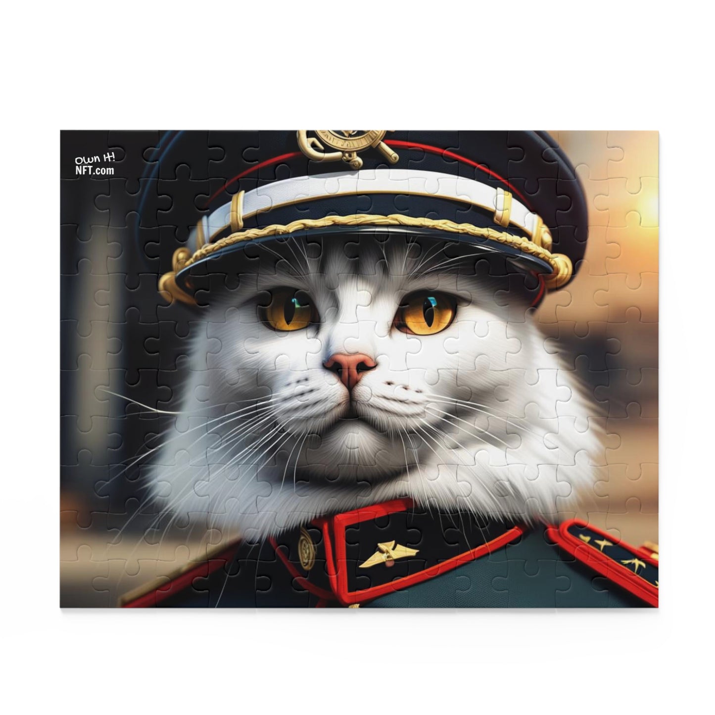 Officer Cat Profession NFT Art Collection Puzzle (120, 252, 500-Piece)