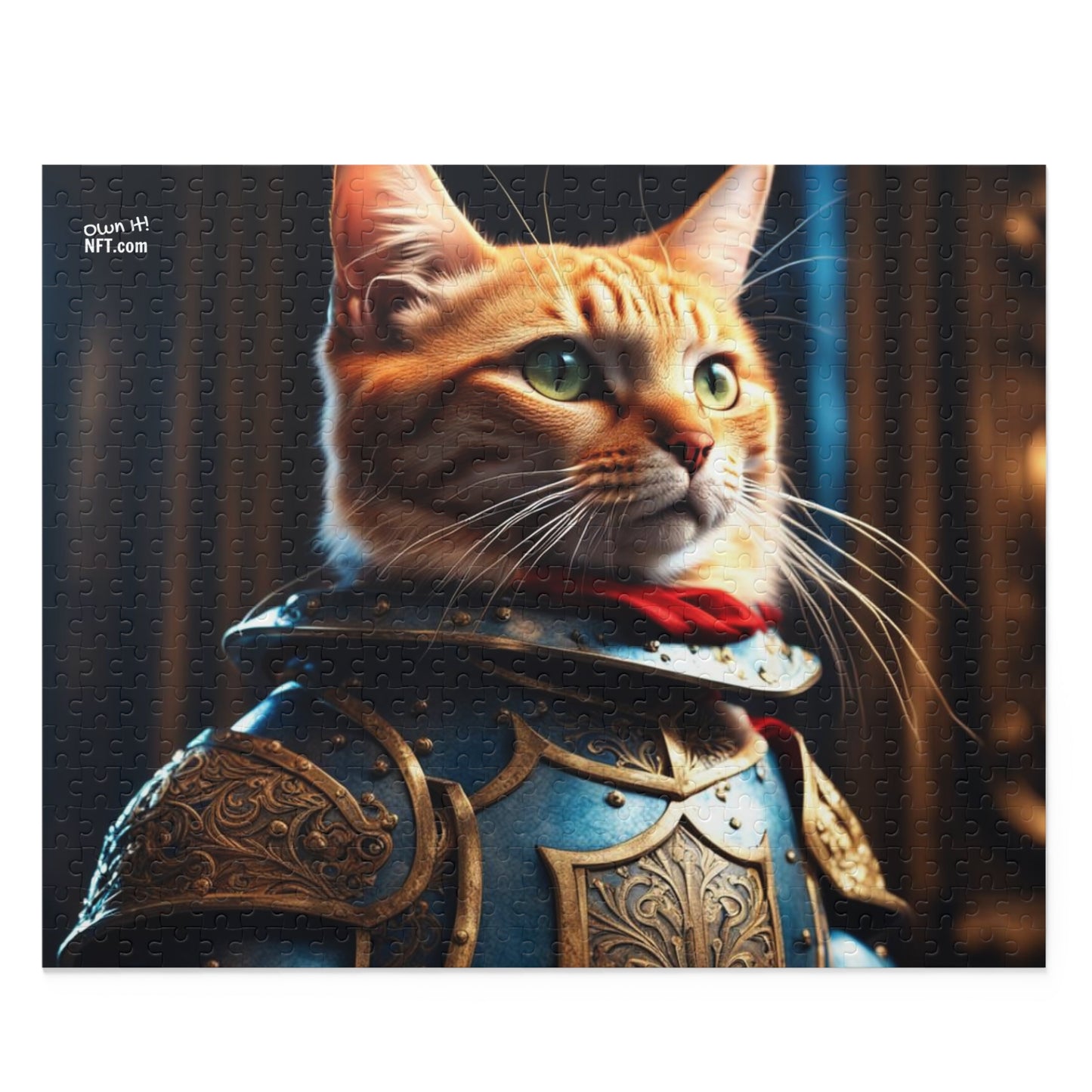 Knight Cat Profession NFT Art Collection Puzzle (120, 252, 500-Piece)