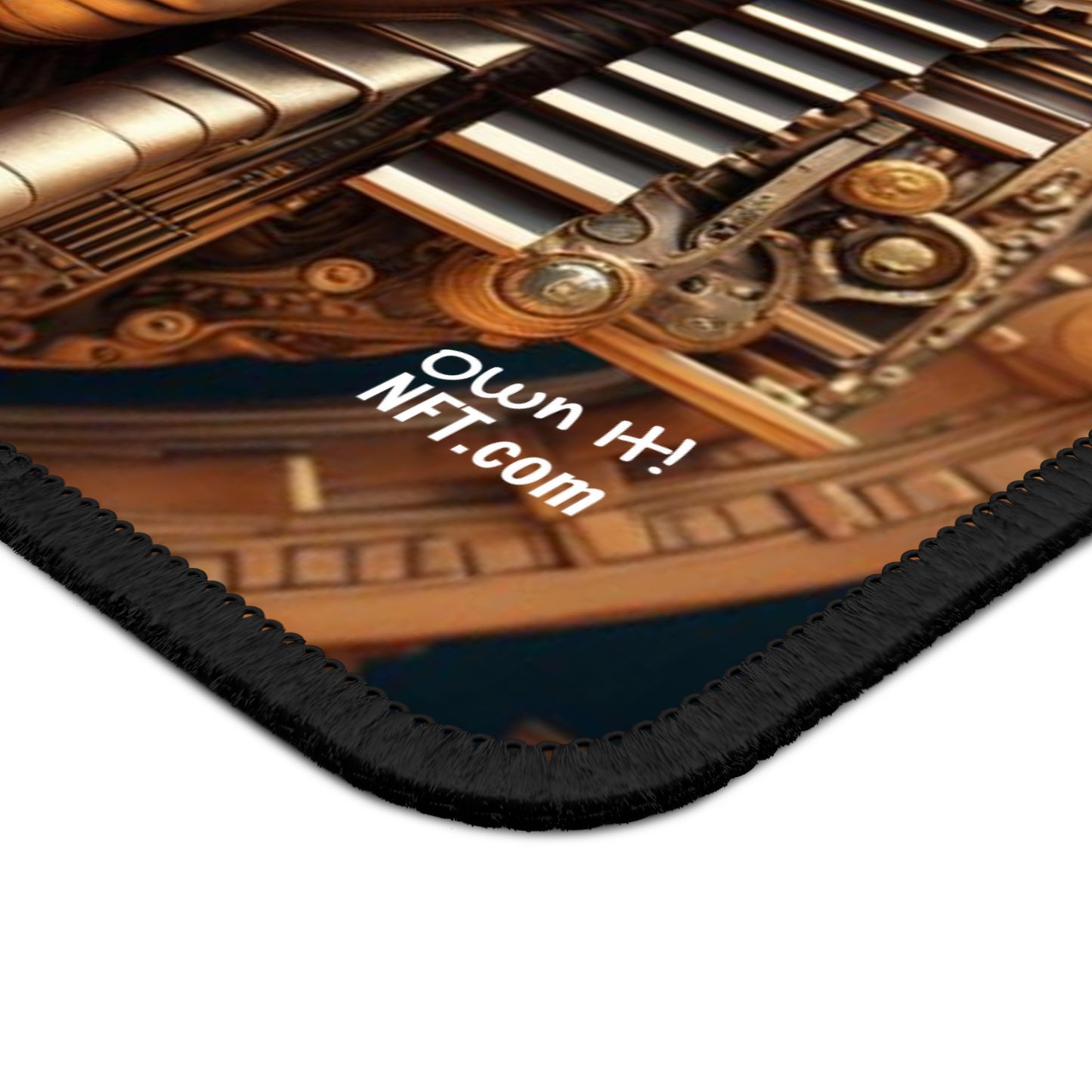 Steampunk Lioness NFT Art Gaming Mouse Pad