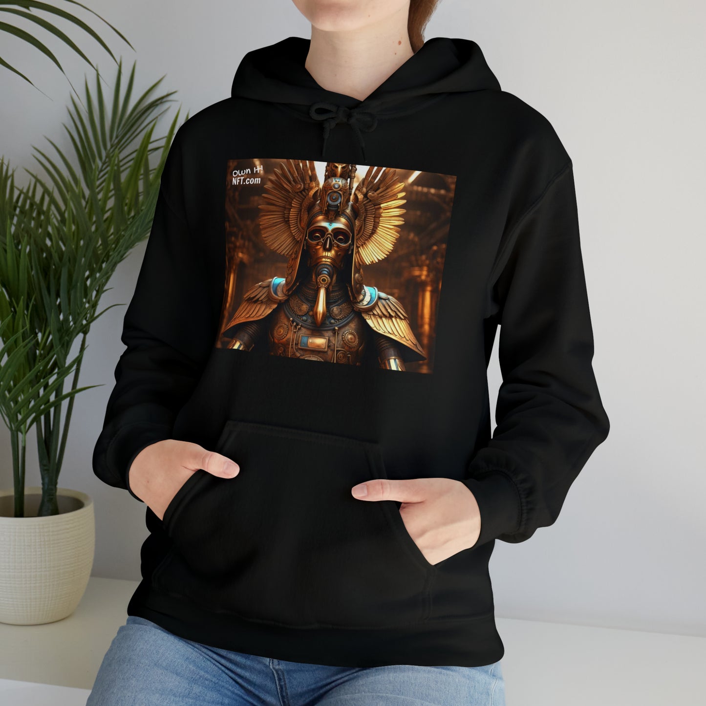 Steampunk Afterlife NFT Art Unisex Heavy Blend™ Hooded Sweatshirt