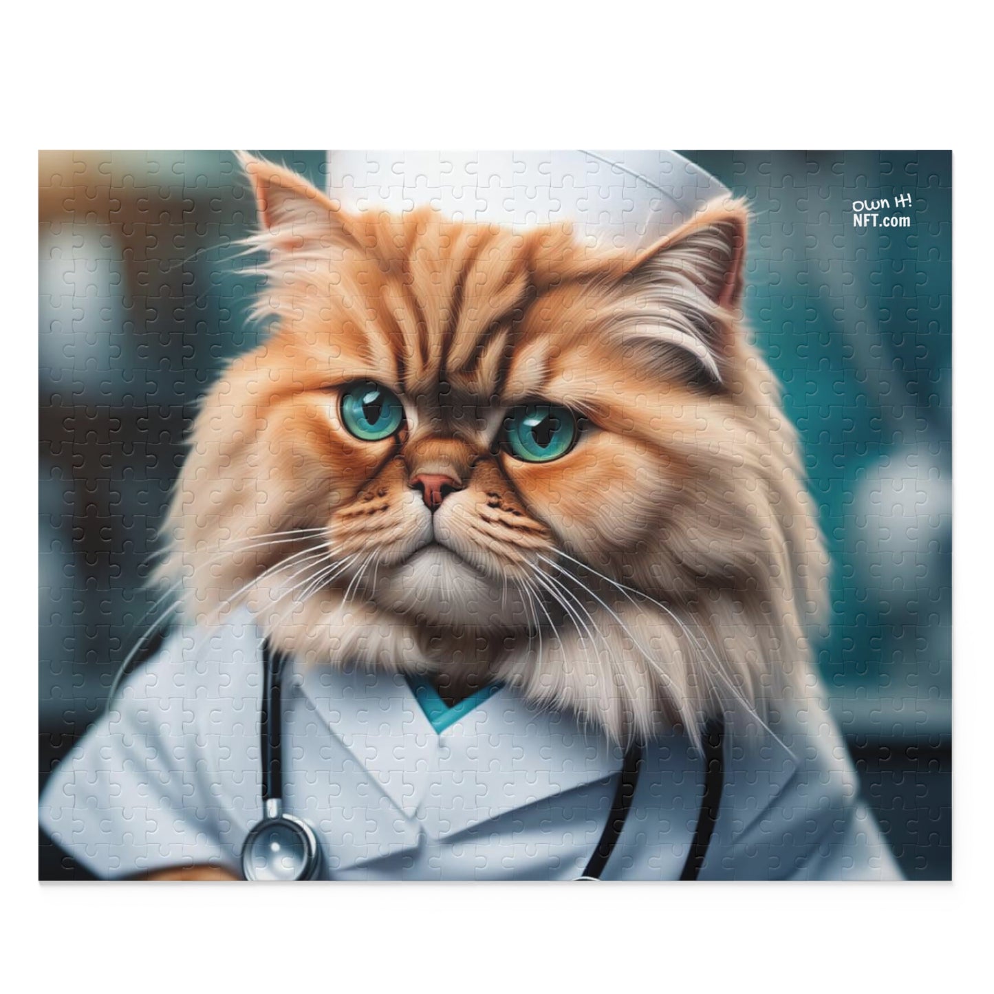 Nurse Cat Profession NFT Art Collection Puzzle (120, 252, 500-Piece)