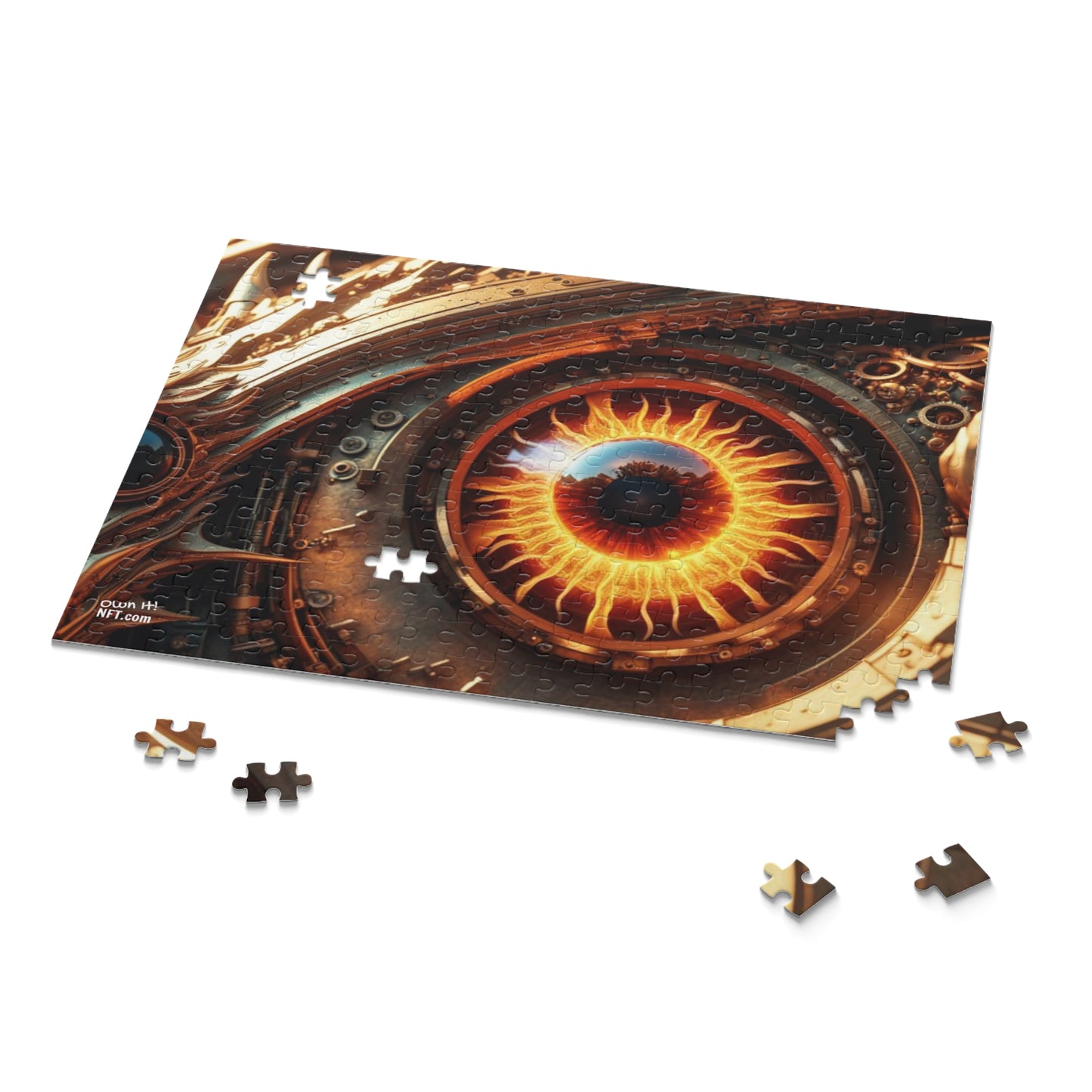 Steampunk Dragon's Eye NFT Art Collection Puzzle (120, 252, 500-Piece)