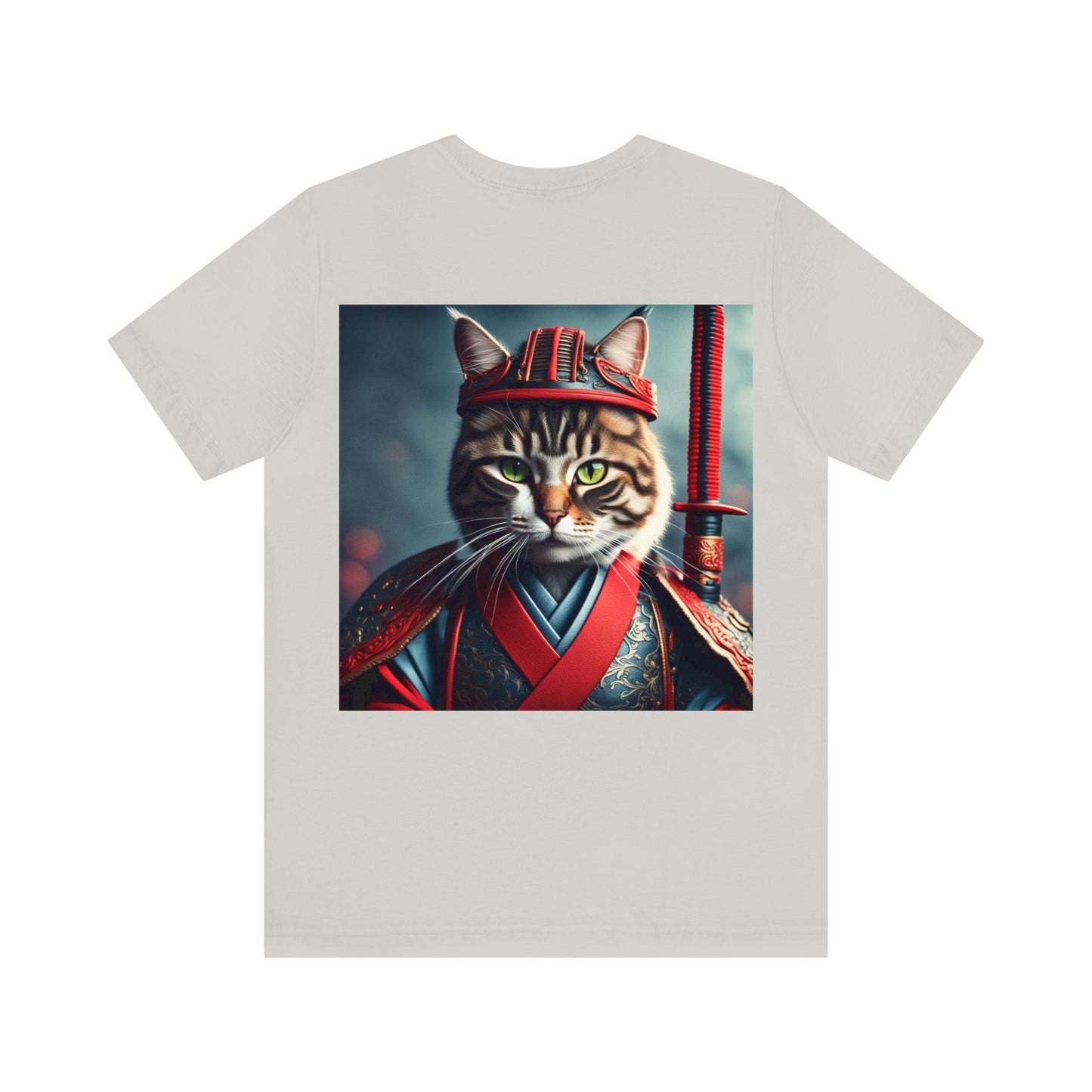 Samurai Cat Profession NFT Art Unisex Jersey Short Sleeve Tee