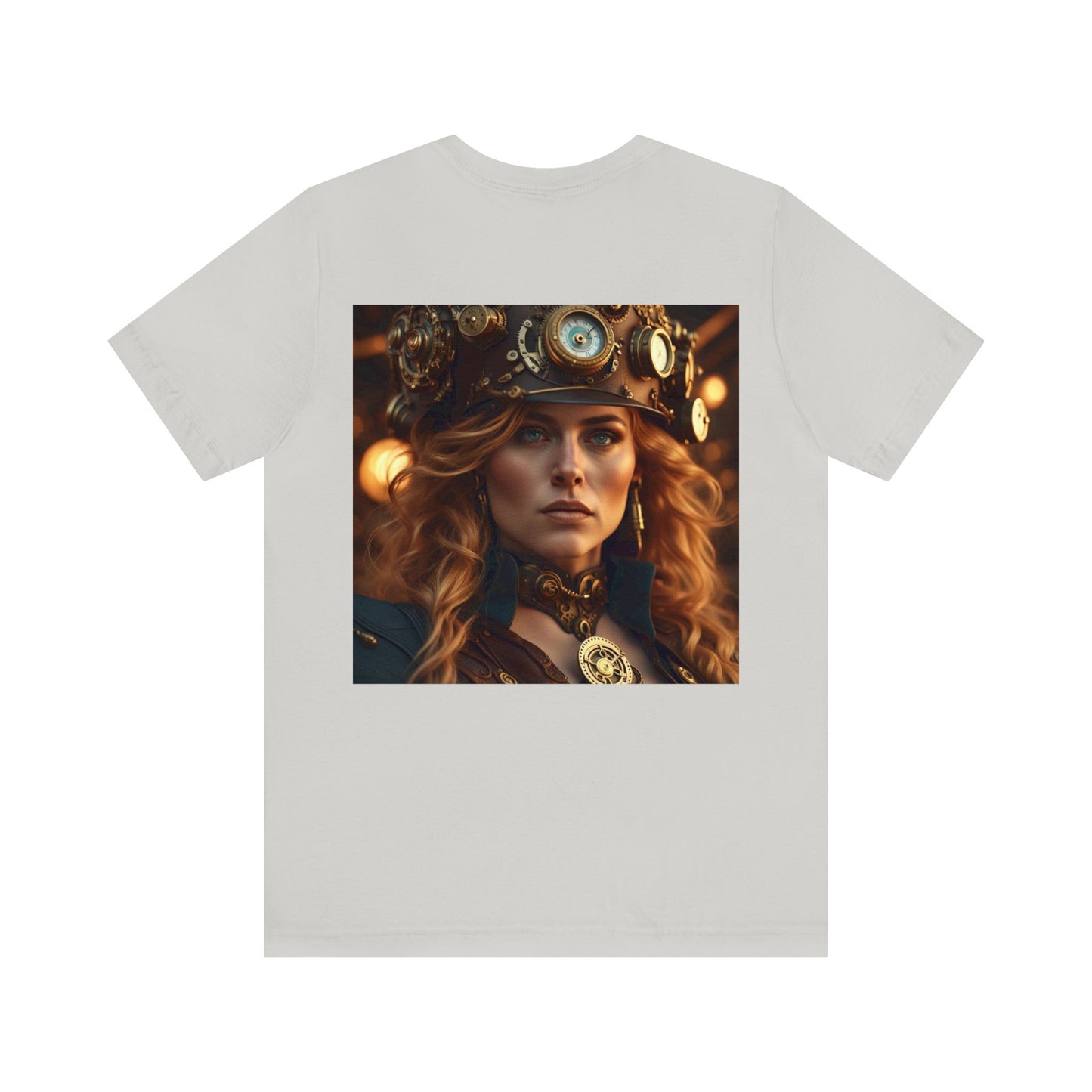 Steampunk Egyptian Goddess Freyja NFT Unisex Jersey Short Sleeve Tee T-Shirt