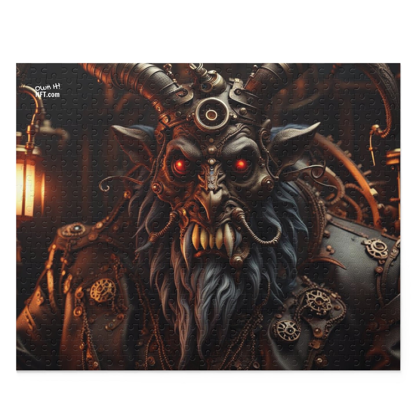 Steampunk Krampus NFT Art Collection Puzzle (120, 252, 500-Piece)