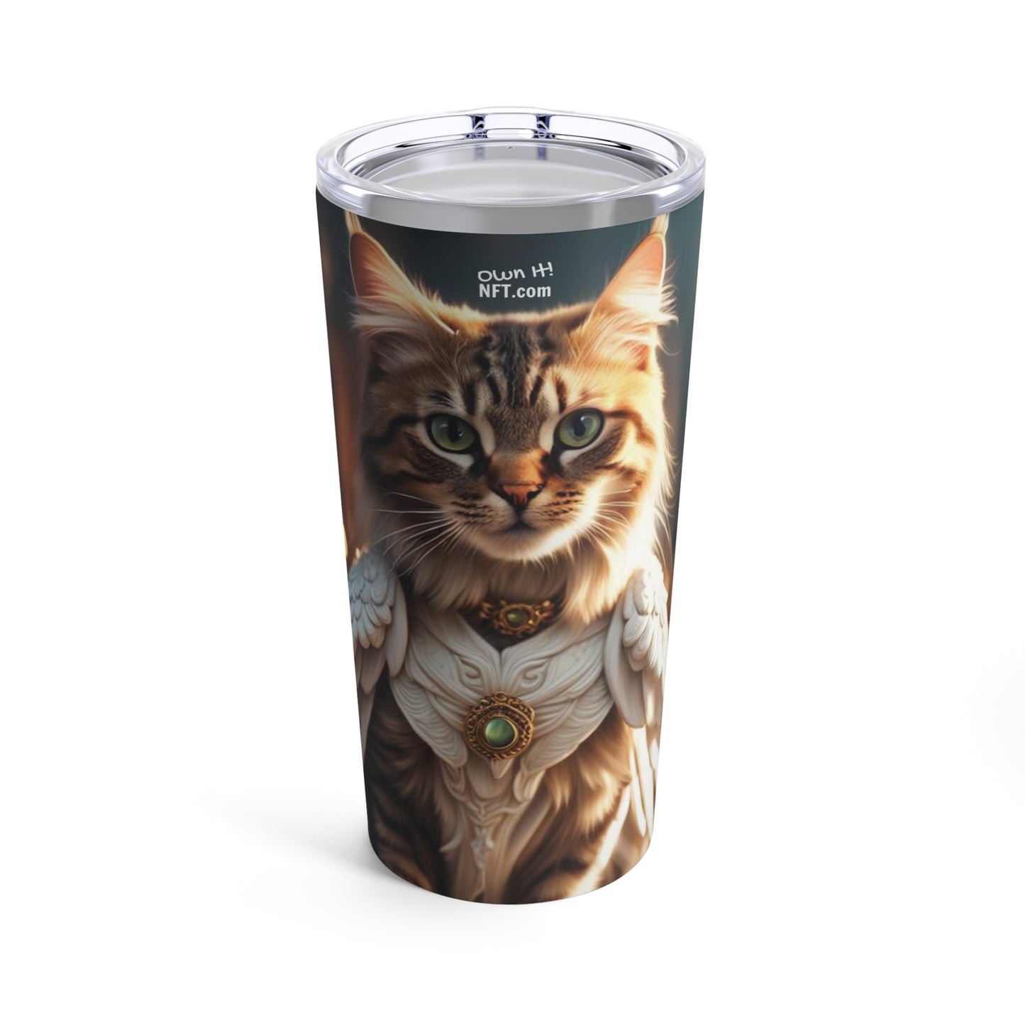 The Angel of Nine Lives Cat Profession NFT Art Tumbler 20oz