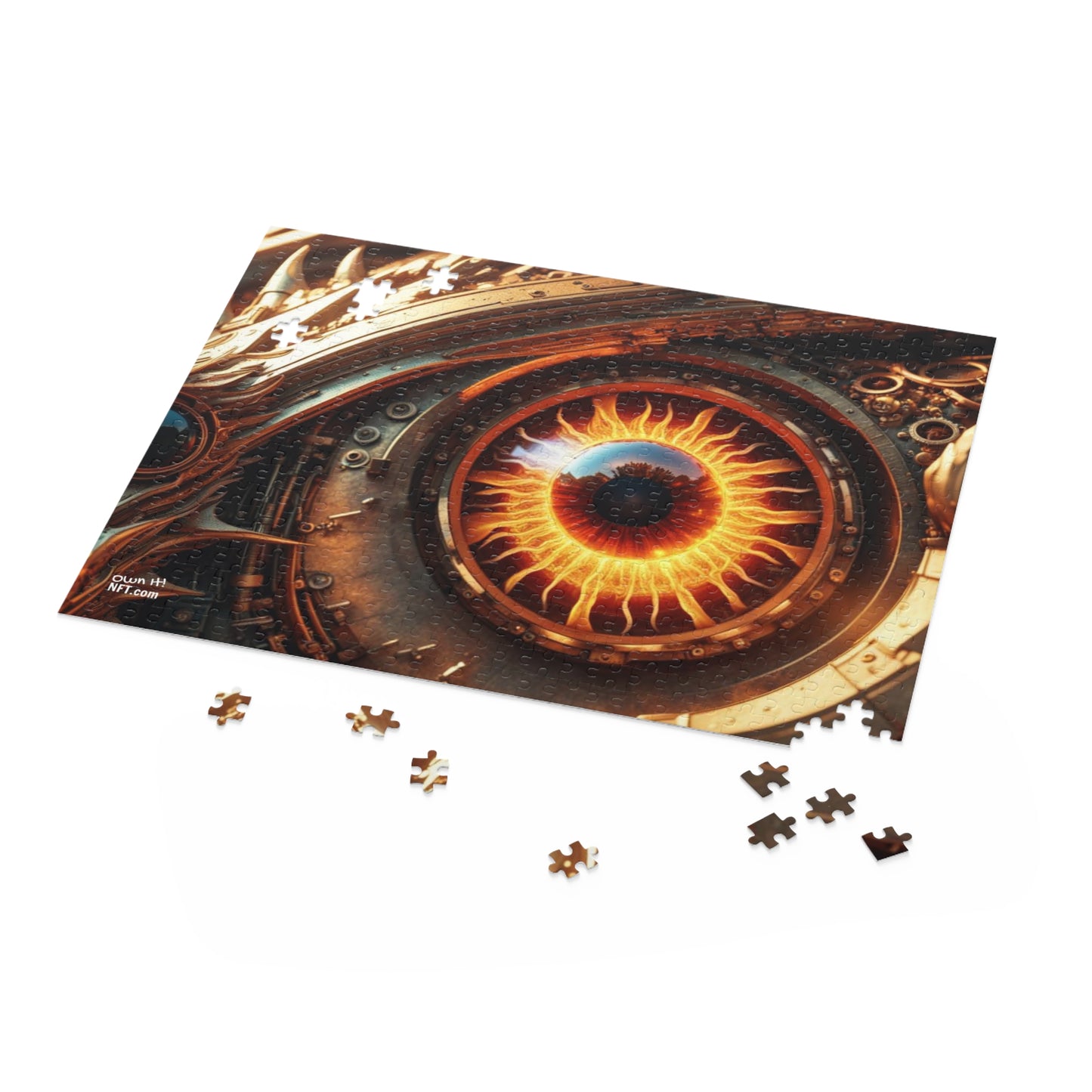 Steampunk Dragon's Eye NFT Art Collection Puzzle (120, 252, 500-Piece)