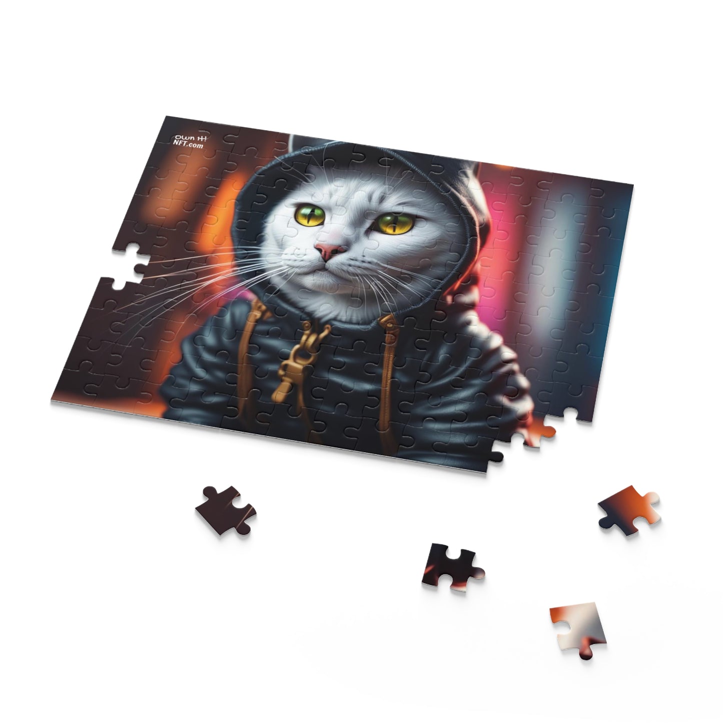 Inner City Cat Profession NFT Art Collection Puzzle (120, 252, 500-Piece)