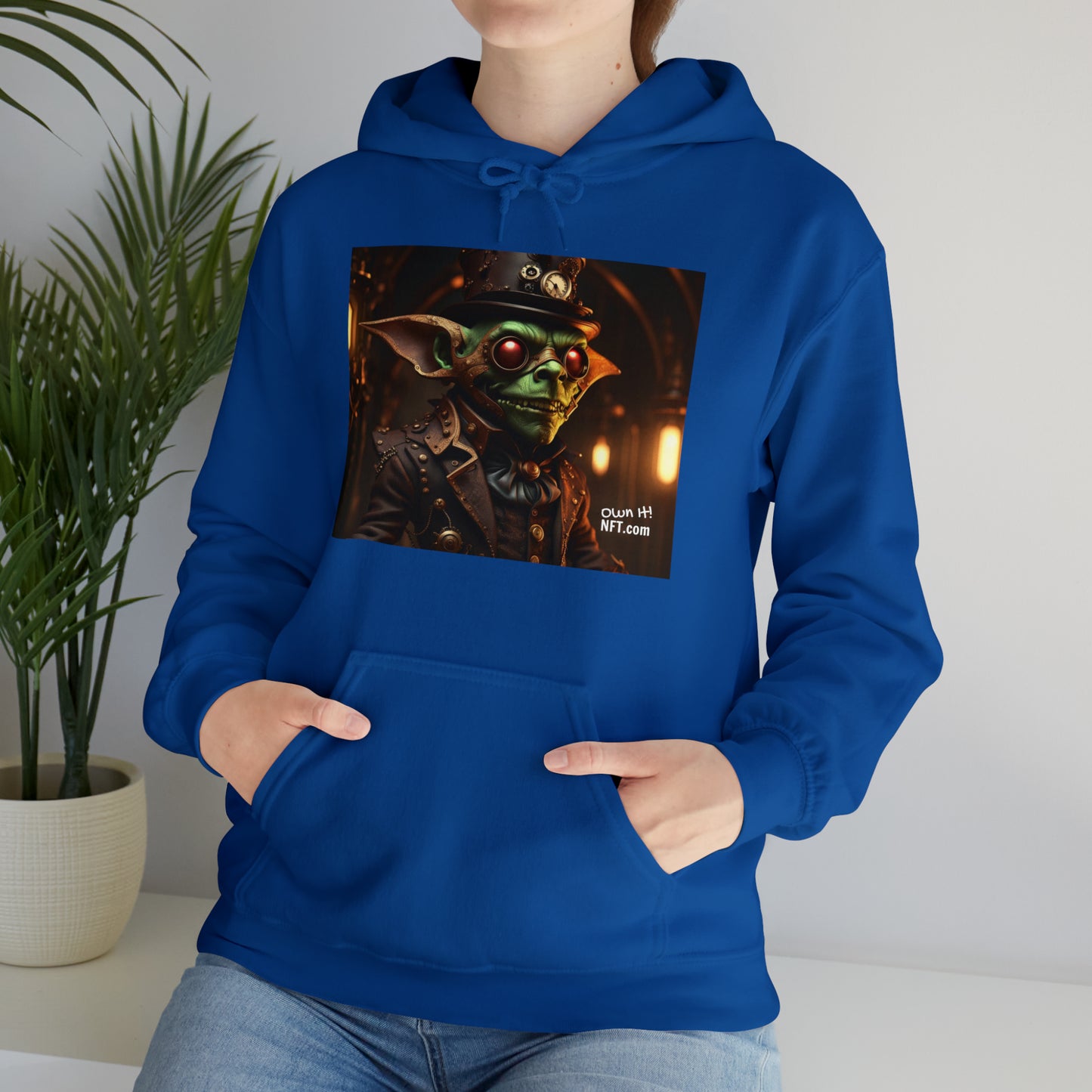 Steampunk Goblin NFT Art Unisex Heavy Blend™ Hooded Sweatshirt